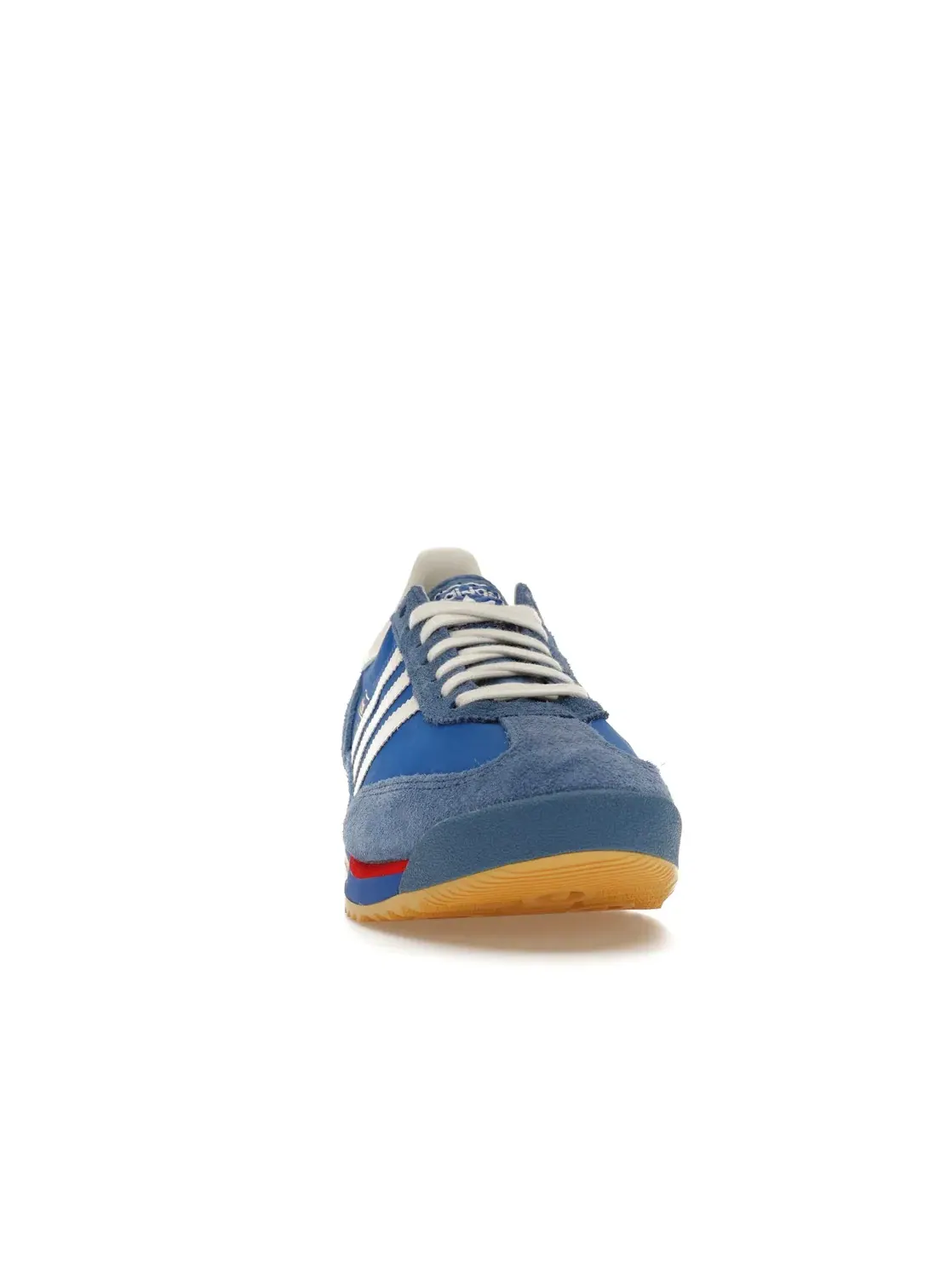 Мужские кроссовки с замшевыми накладками Adidas SL 72 RS — изображение 2 из 4, синий/белый