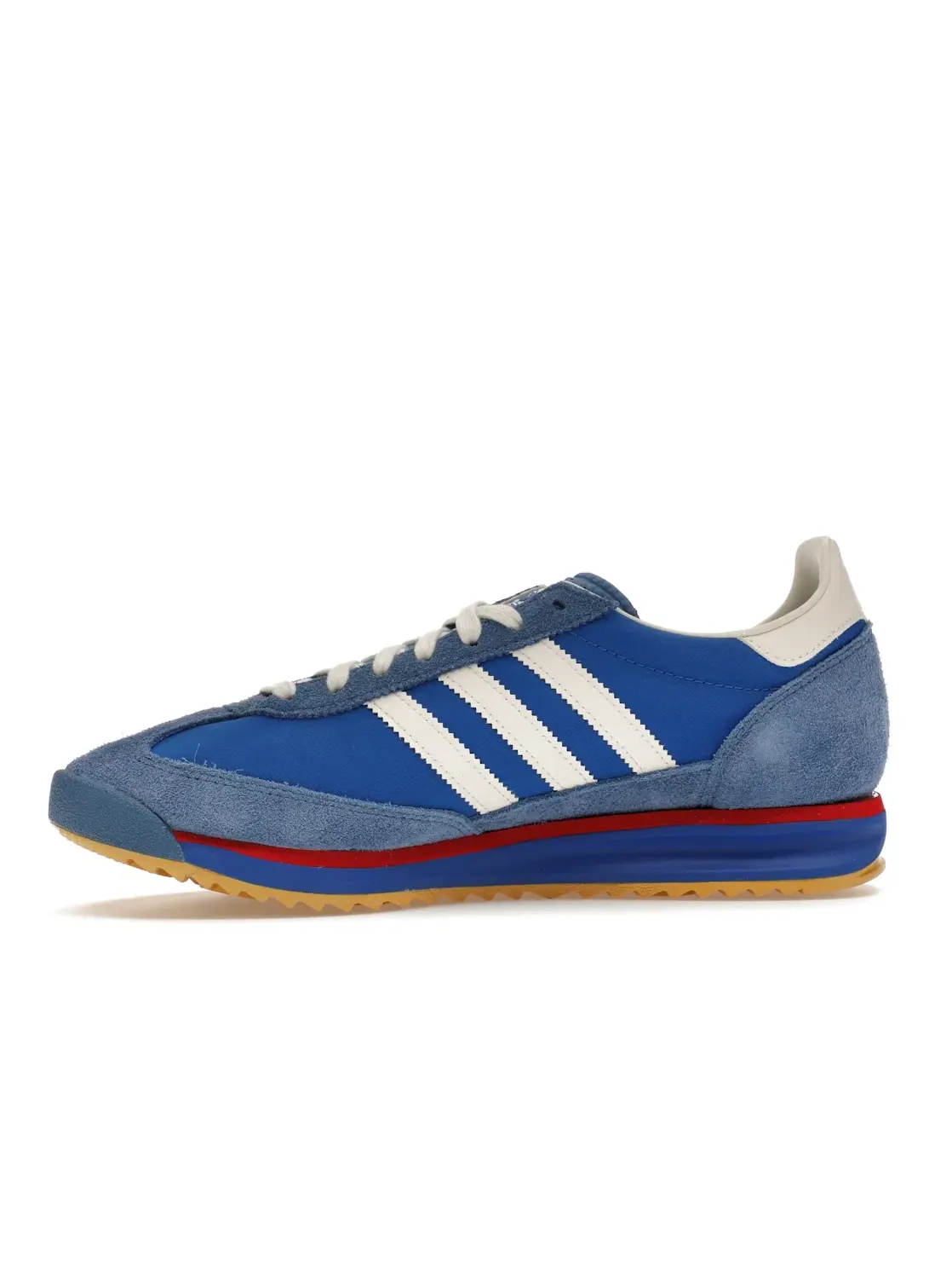 Мужские кроссовки с замшевыми накладками Adidas SL 72 RS — изображение 3 из 4, синий/белый