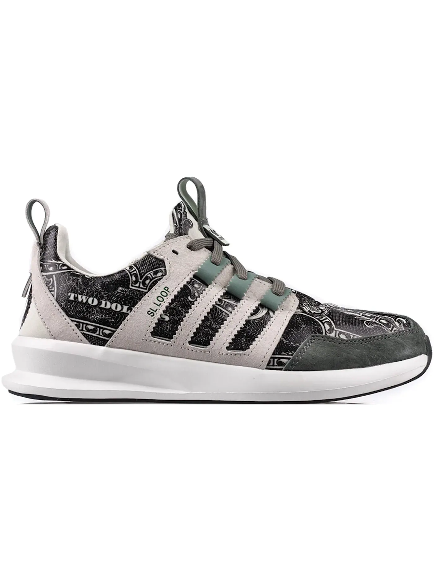 Мужские кроссовки Lifestyle Adidas SL Loop — изображение 1 из 1, бледный зеленый белый