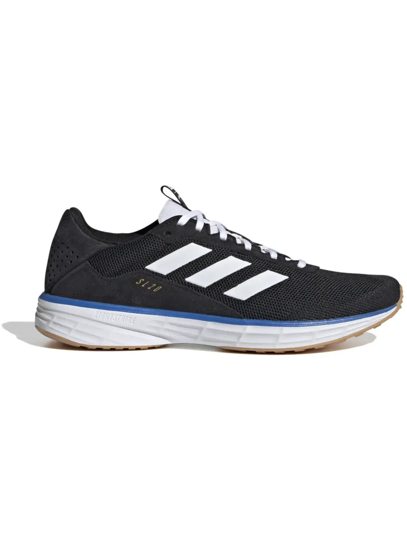 Мужские кроссовки для бега Adidas SL20 — изображение 1 из 1, черный/белый/синий