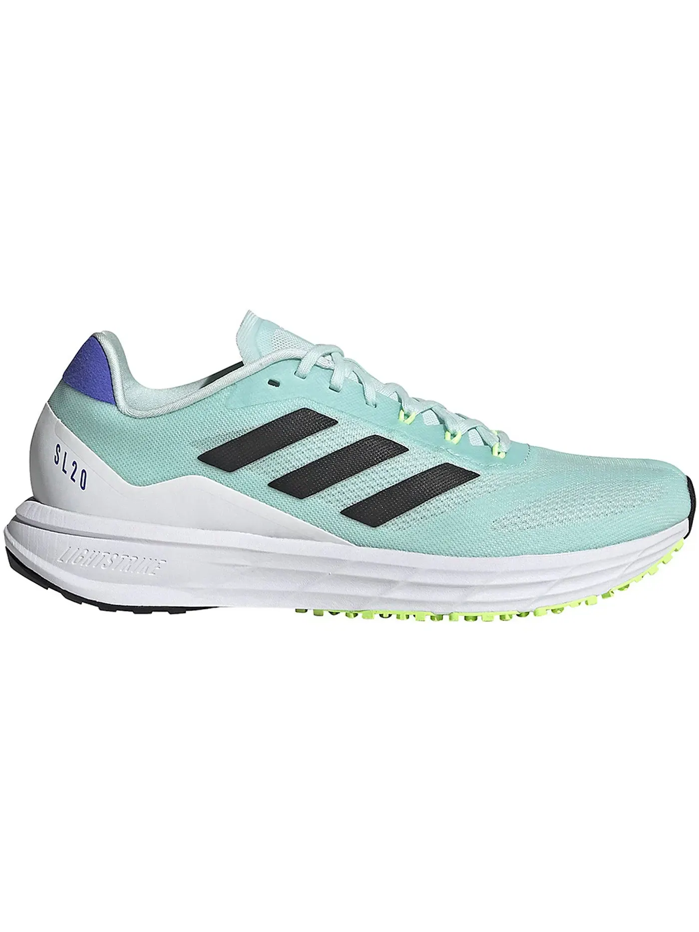 Женские кроссовки для бега Adidas SL20.2 — изображение 1 из 1, черный/зеленый