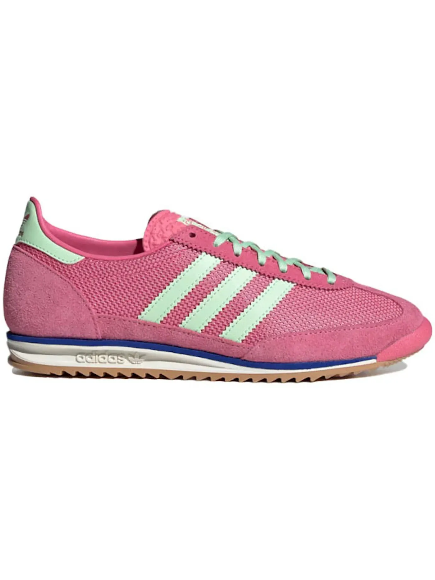 Женские кроссовки lifestyle Adidas SL72 — изображение 1 из 1, розовый зеленый синий