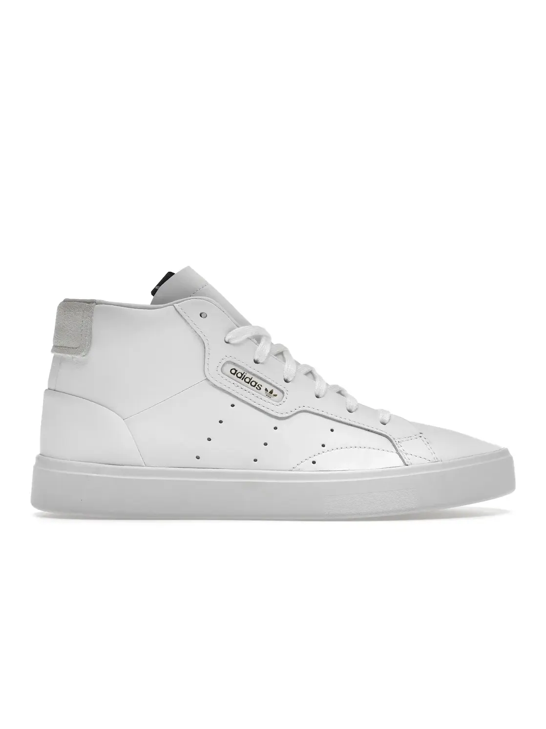 Женские кроссовки Adidas Sleek Mid — изображение 1 из 4, белый/белый/белый
