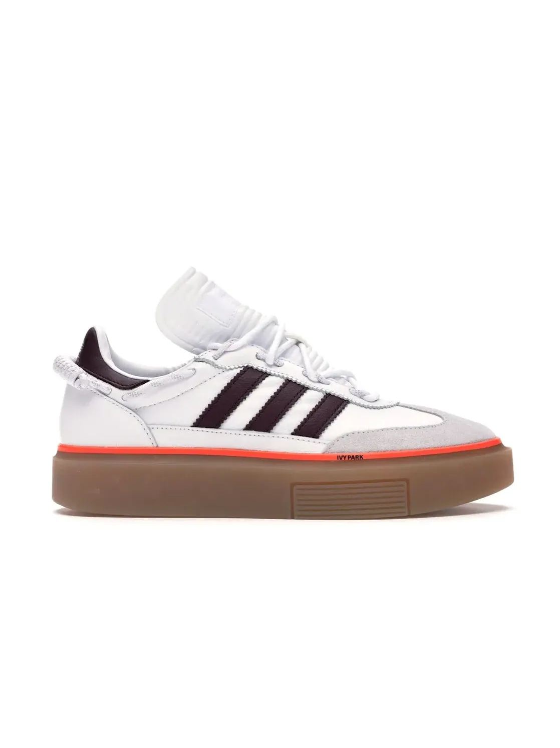 Женские кроссовки с замшевыми вставками Adidas Sleek Super 72 Beyonce Ivy Park — изображение 1 из 4, белый//серый