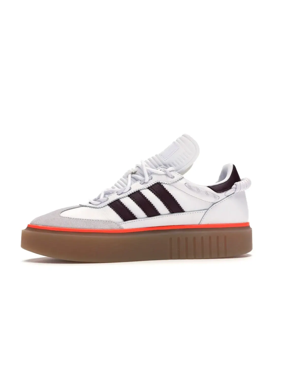 Женские кроссовки с замшевыми вставками Adidas Sleek Super 72 Beyonce Ivy Park — изображение 3 из 4, белый//серый