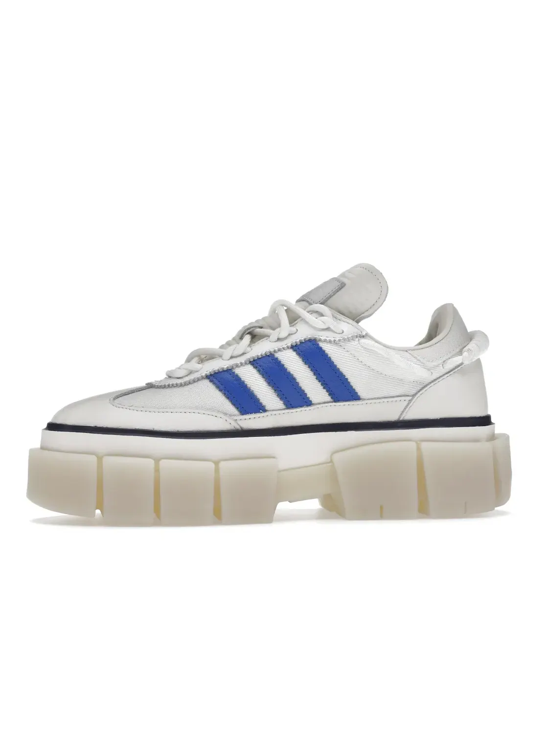 Женские кроссовки Lifestyle с принтом Sleek Super Adidas — изображение 3 из 4, белый/синий