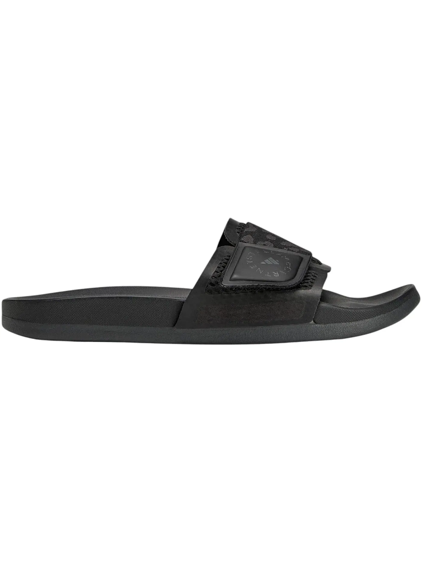 Женские шлепанцы с брендовым дизайном Adidas Slide — изображение 1 из 1, черный