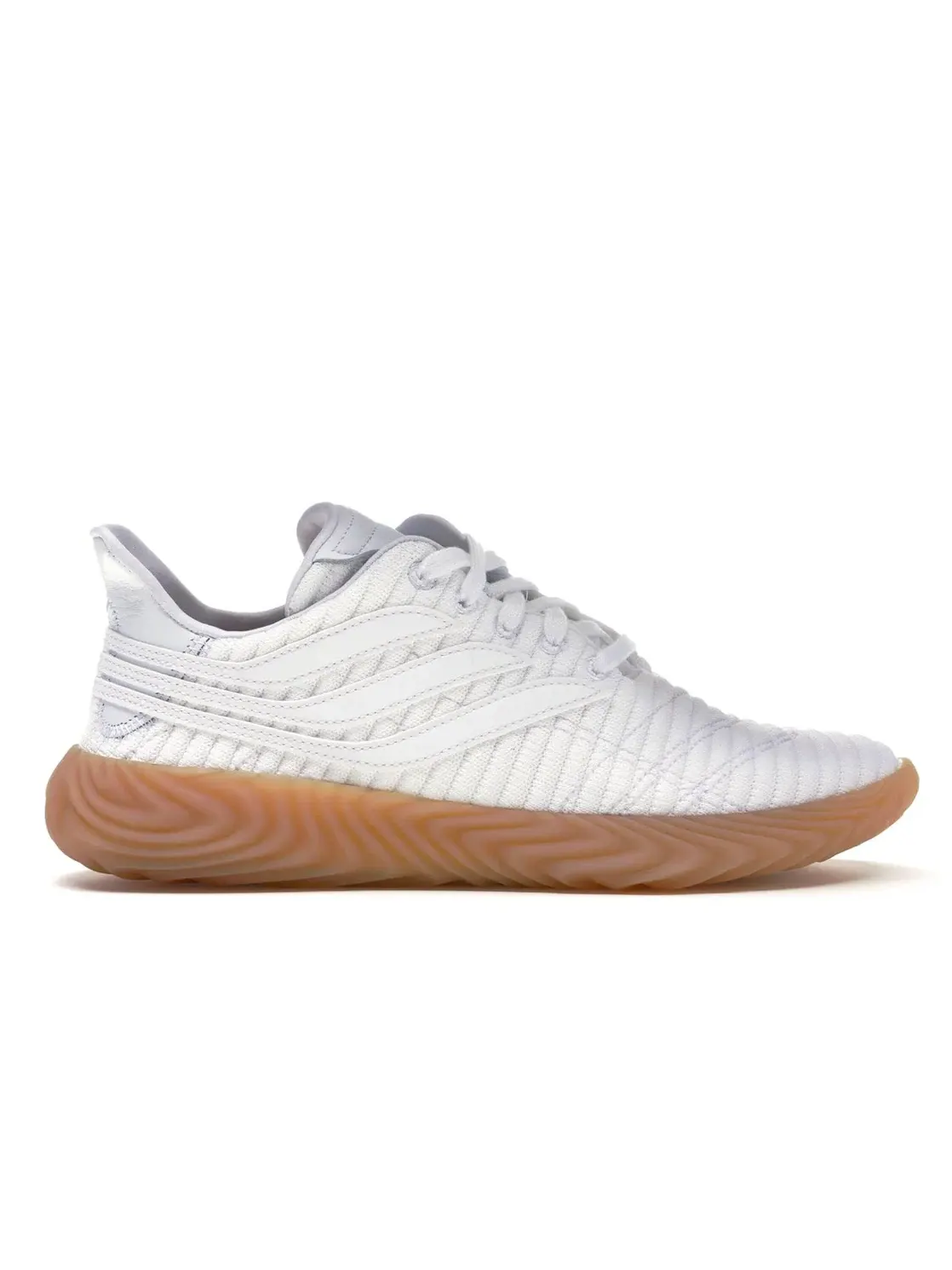 Мужские кроссовки Lifestyle с трикотажным верхом Adidas Sobakov — изображение 1 из 4, белый/белый