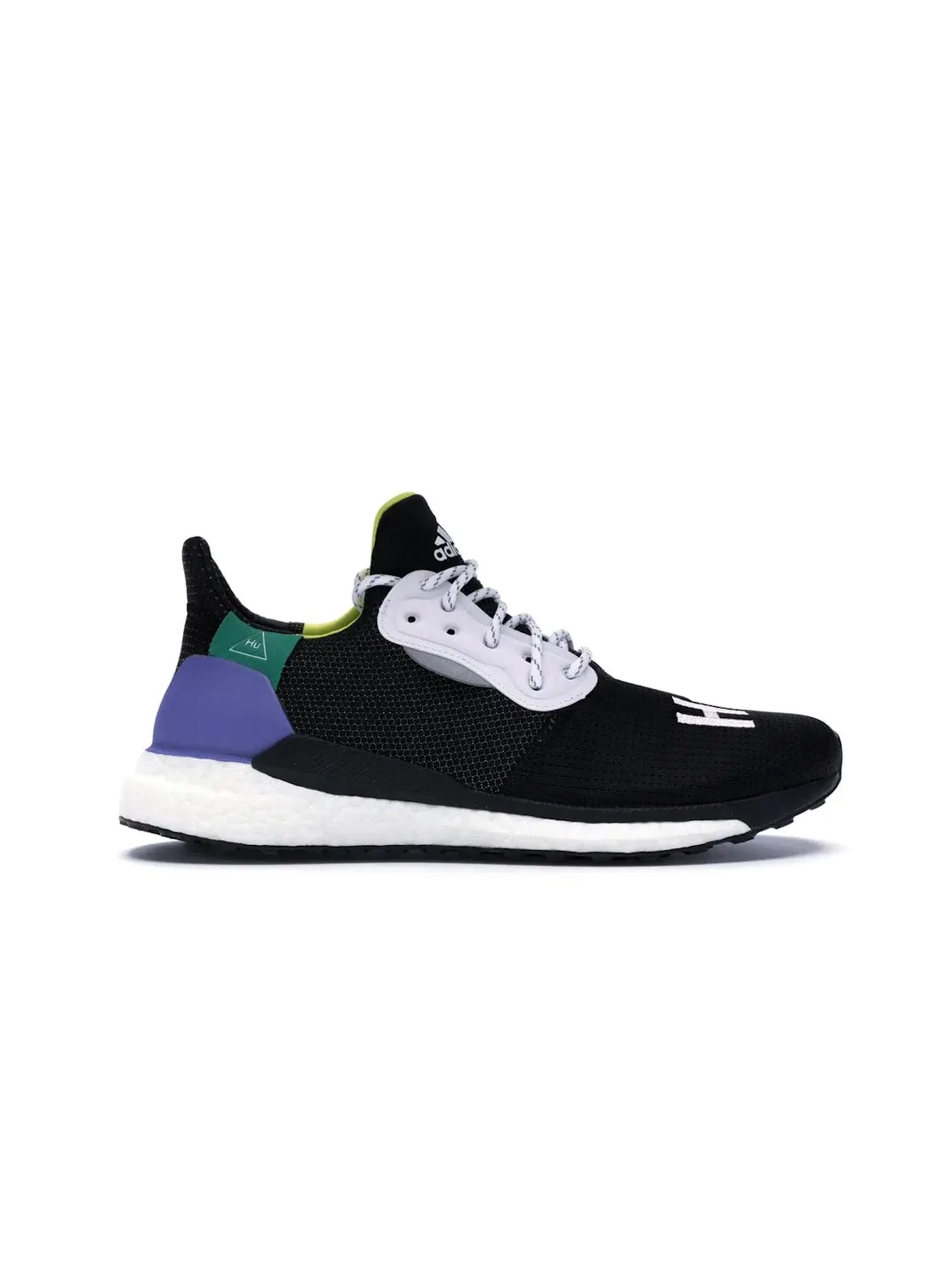 Мужские кроссовки Lifestyle Solar Hu Glide Adidas — изображение 1 из 4, белый черный зеленый