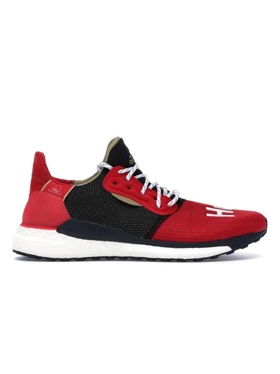 Мужские кроссовки Lifestyle с принтом Adidas Solar Hu — изображение 1 из 4, красный/черный/белый