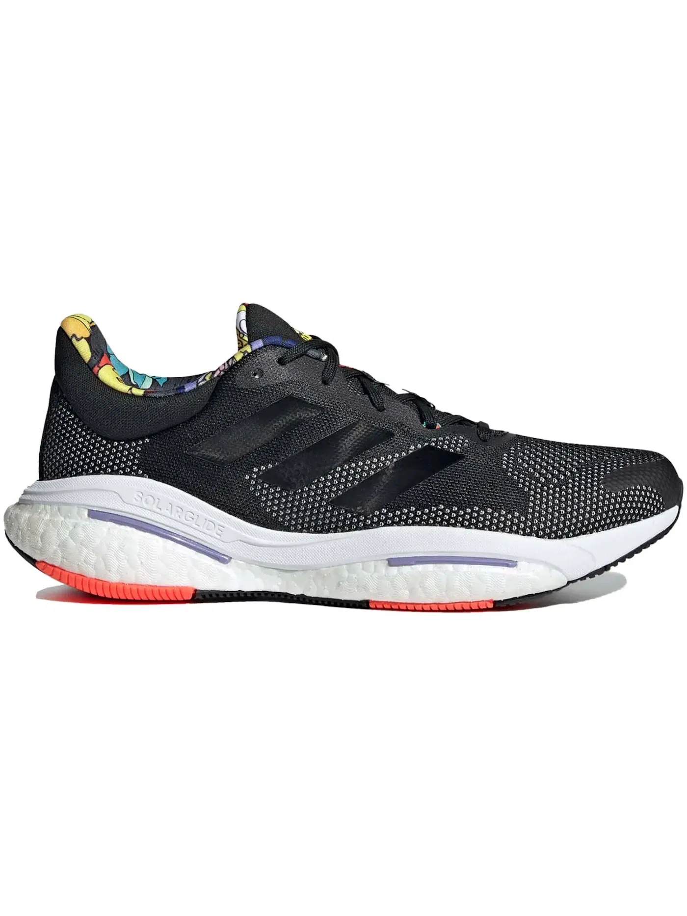 Мужские кроссовки беговые Solarglide 5 Adidas — изображение 1 из 1, черный/черный/красный