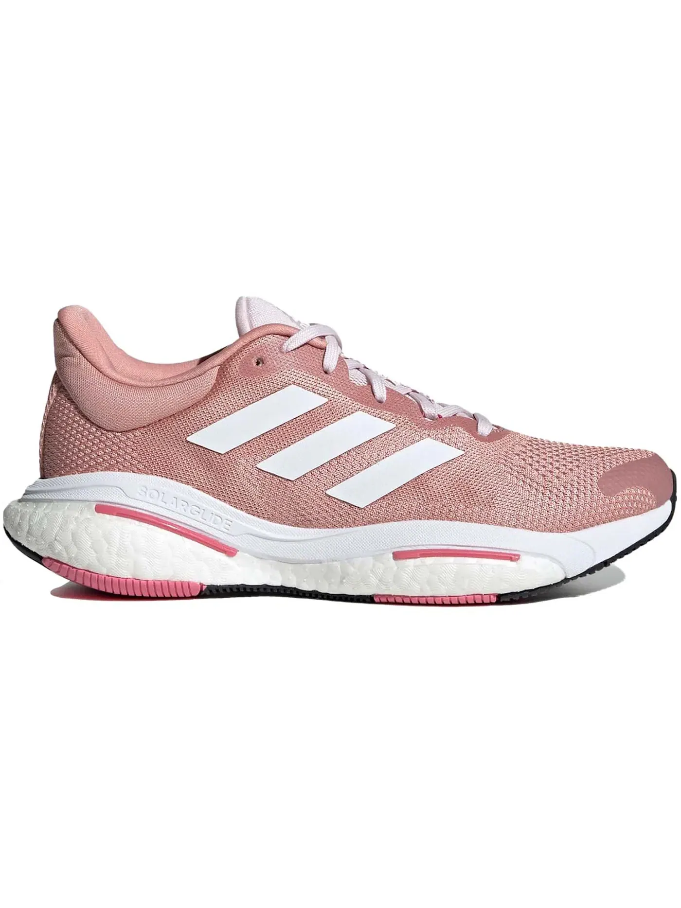 Женские кроссовки для бега Solarglide 5 Adidas — изображение 1 из 1, белый/розовый
