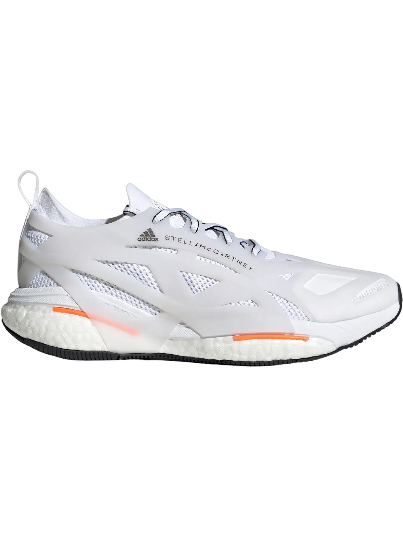 Мужские кроссовки для бега Adidas Solarglide — изображение 1 из 1, белый/белый/оранжевый