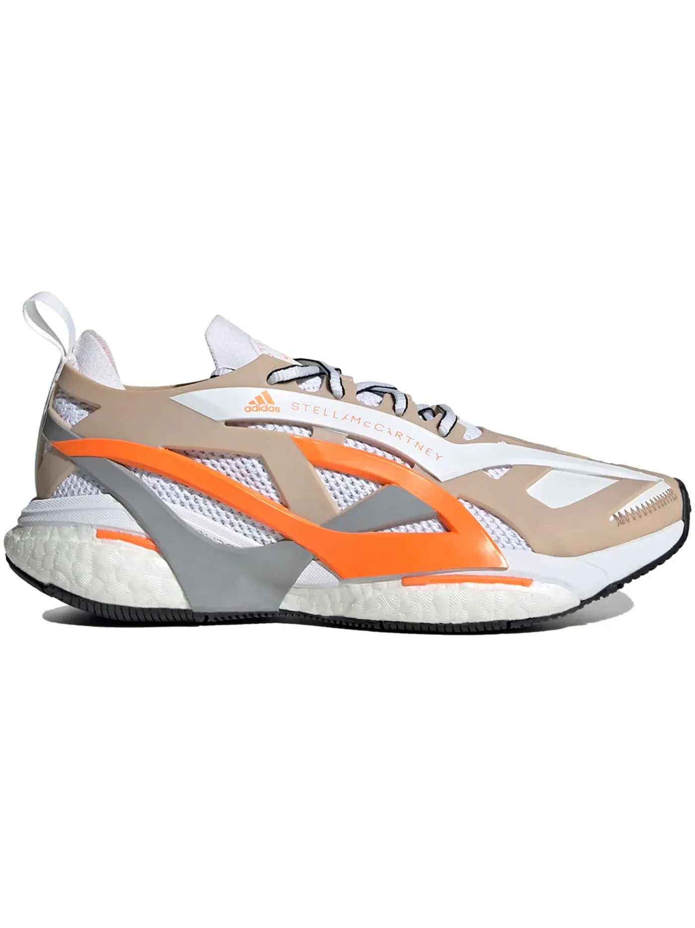 Женские кроссовки для бега Solarglide Adidas — изображение 1 из 1, белый оранжевый