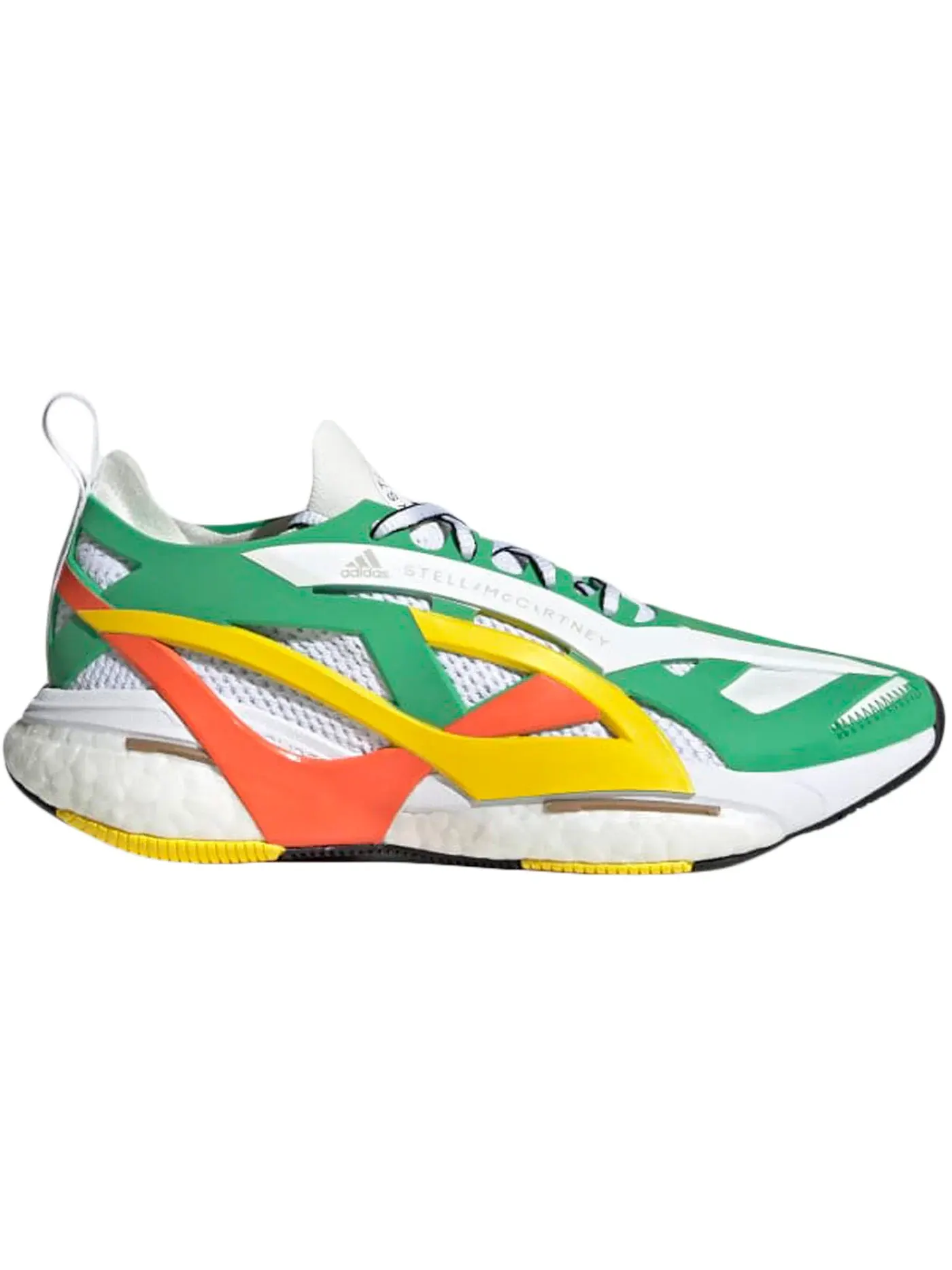 Женские кроссовки для бега Adidas Solarglide — изображение 1 из 1, зеленый белый оранжевый