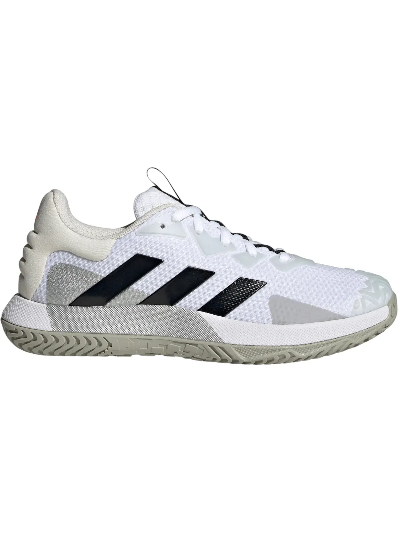 Мужские кроссовки для тенниса Adidas Solematch Control — изображение 1 из 1, белый черный синий