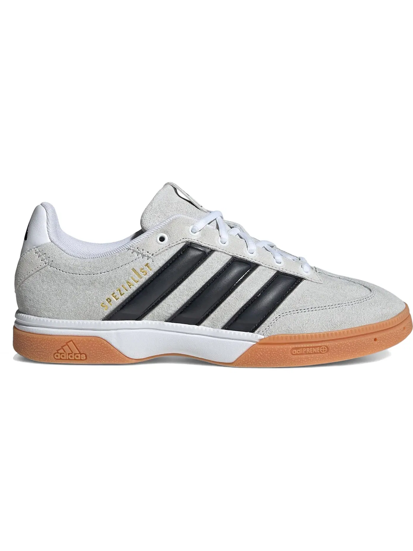 Мужские кроссовки с классическим дизайном Adidas Spezialist Indoor — изображение 1 из 1, белый черный серый