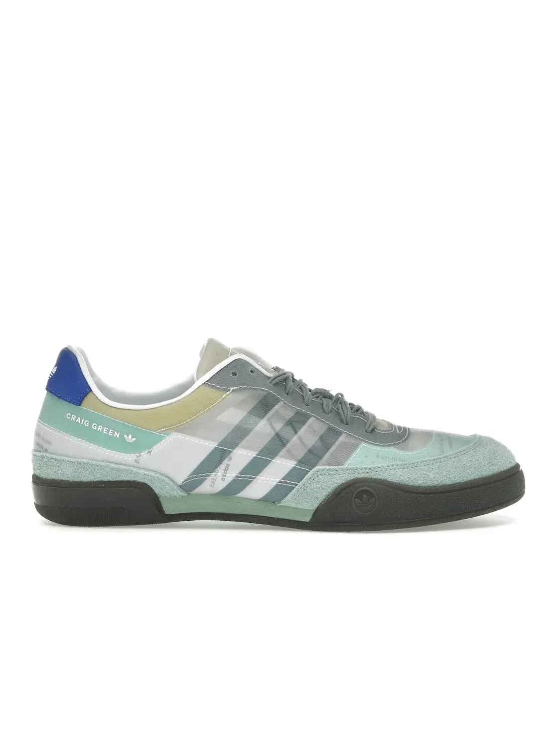 Мужские кроссовки с принтом Adidas Squash Polta AKH — изображение 1 из 4, зеленый/серый/белый