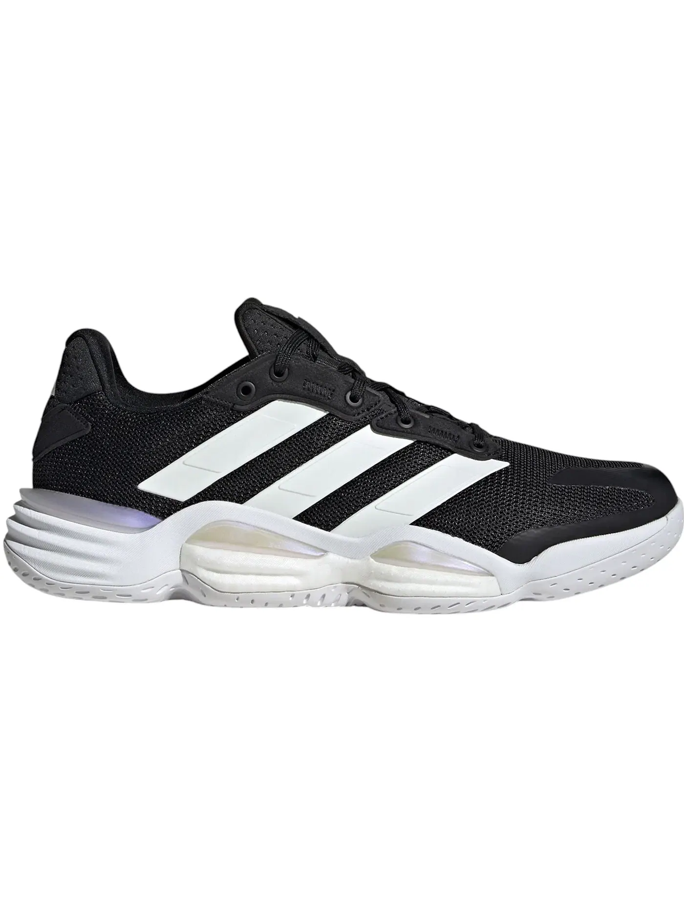 Мужские кроссовки для зала Stabil 16 Adidas — изображение 1 из 1, черный/белый/белый