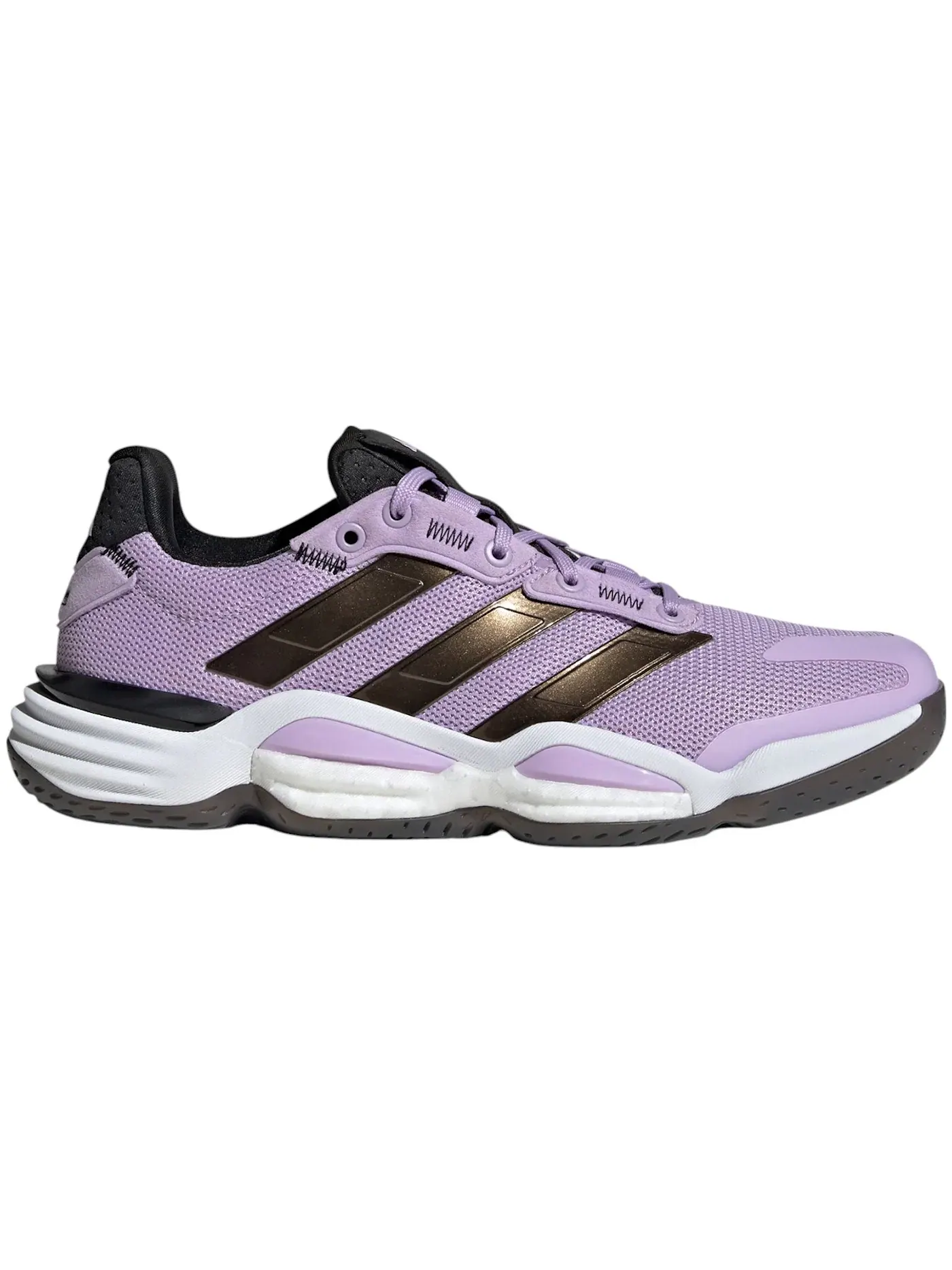 Женские кроссовки для зала Stabil 16 Indoor Adidas — изображение 1 из 1, черный белый