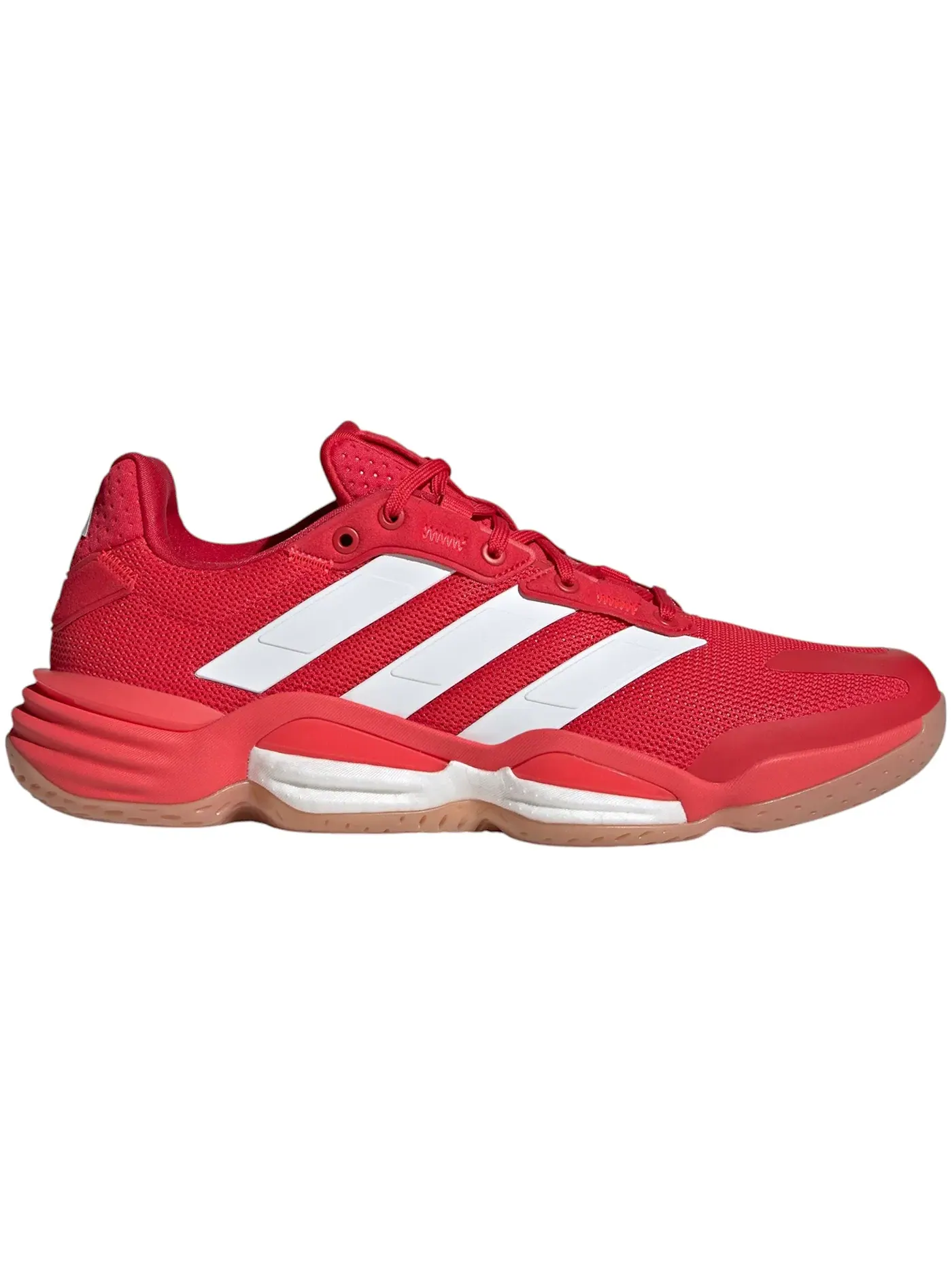 Мужские кроссовки для зала с принтом Adidas Stabil 16 Indoor — изображение 1 из 1, белый красный