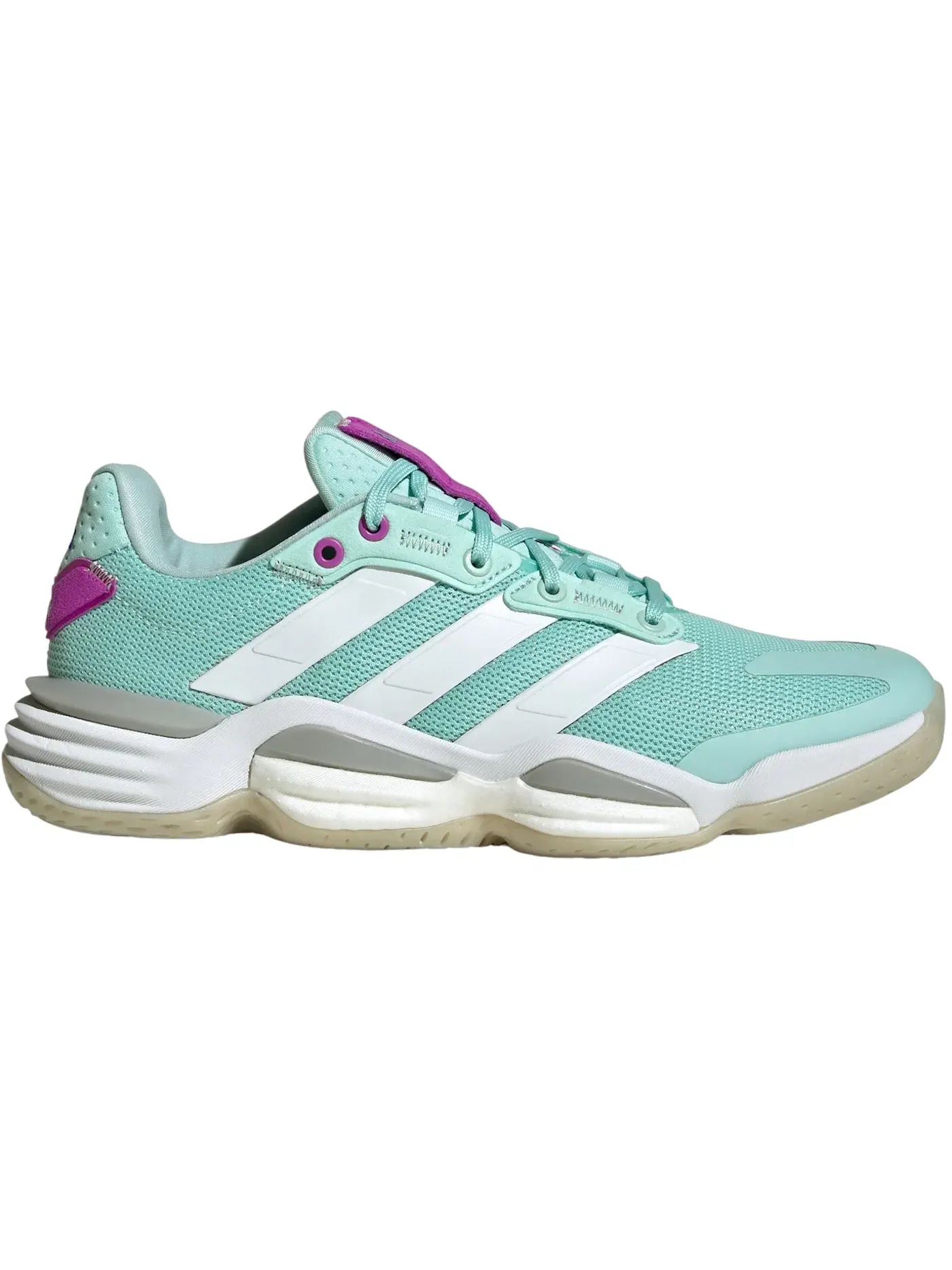 Женские кроссовки для гандбола Adidas Stabil 16 Indoor — изображение 1 из 1, голубой белый фиолетовый