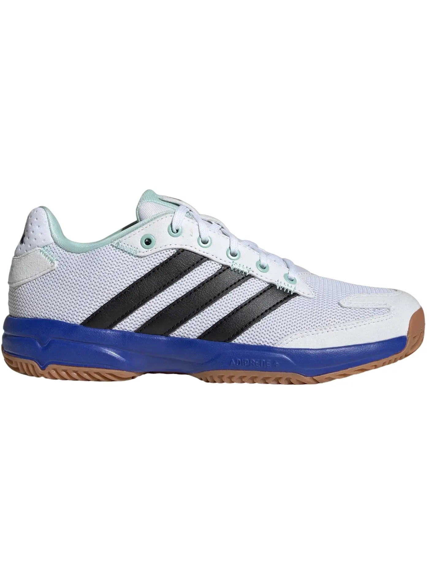 Детские кроссовки для мальчиков с поддержкой Adidas Stabil Jr Adidas — изображение 1 из 1, белый черный синий