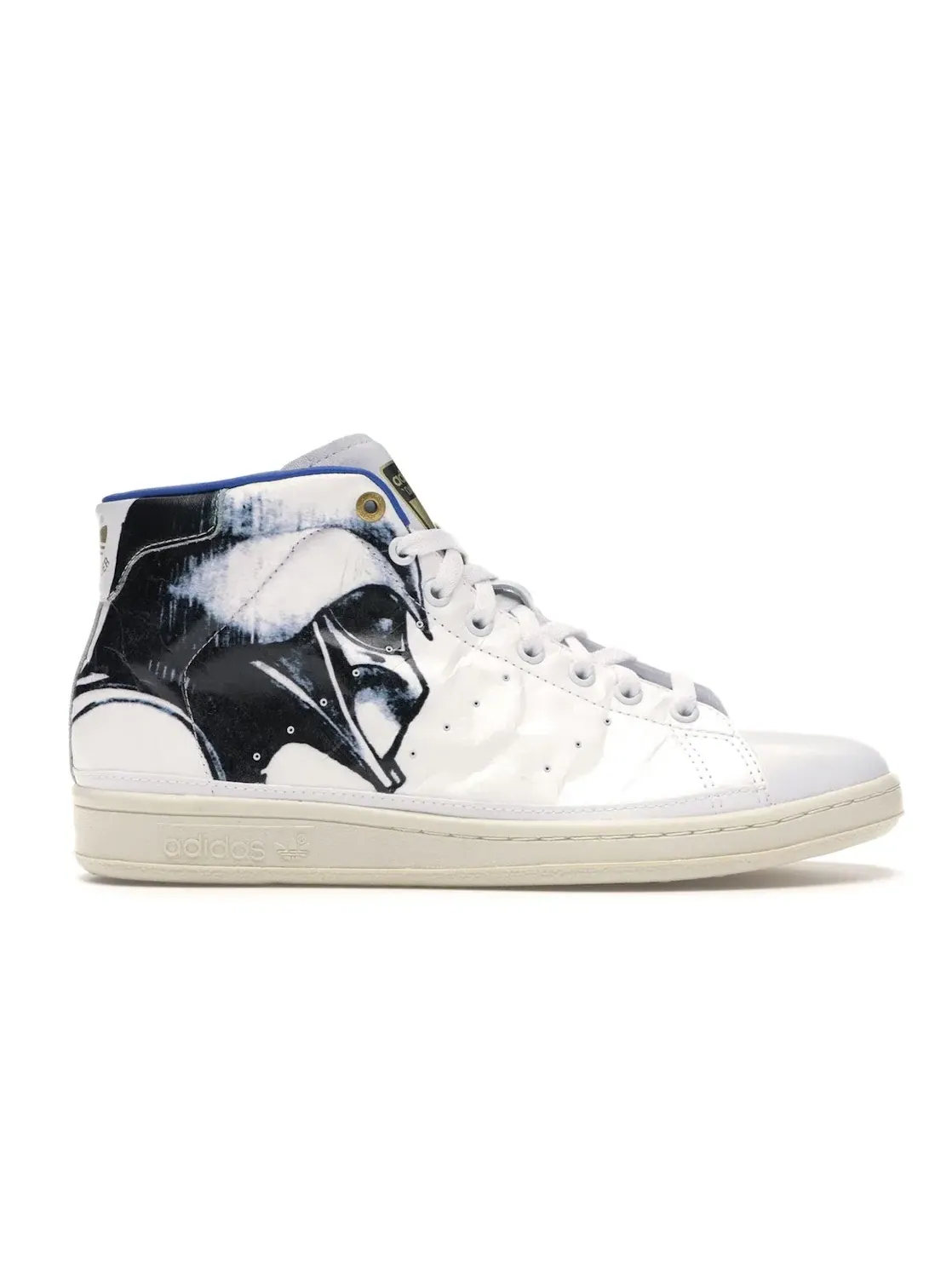 Мужские кроссовки с принтом Adidas Stan Smith 80s Mid Darth Vader — изображение 1 из 4, белый/черный