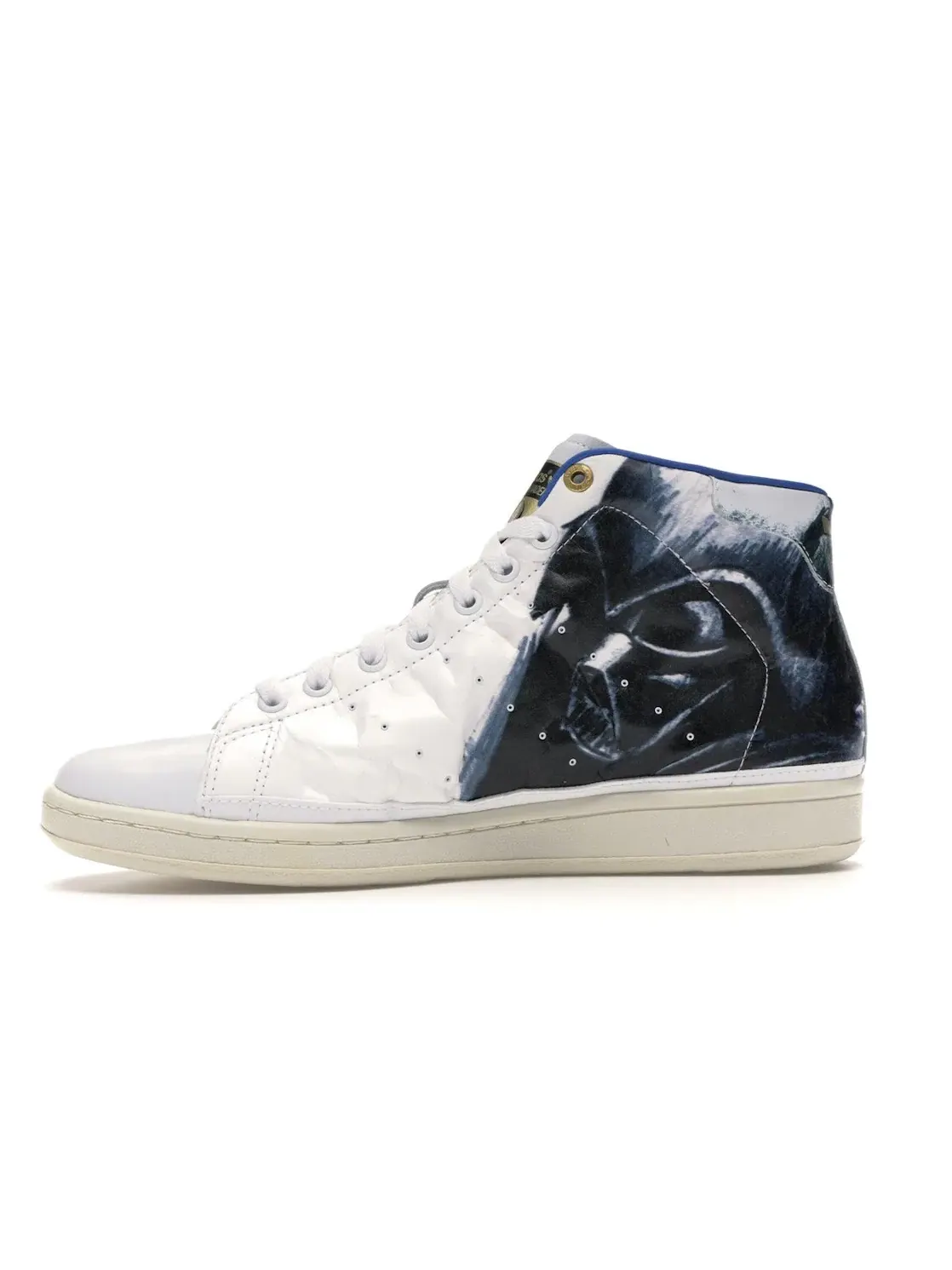 Мужские кроссовки с принтом Adidas Stan Smith 80s Mid Darth Vader — изображение 3 из 4, белый/черный