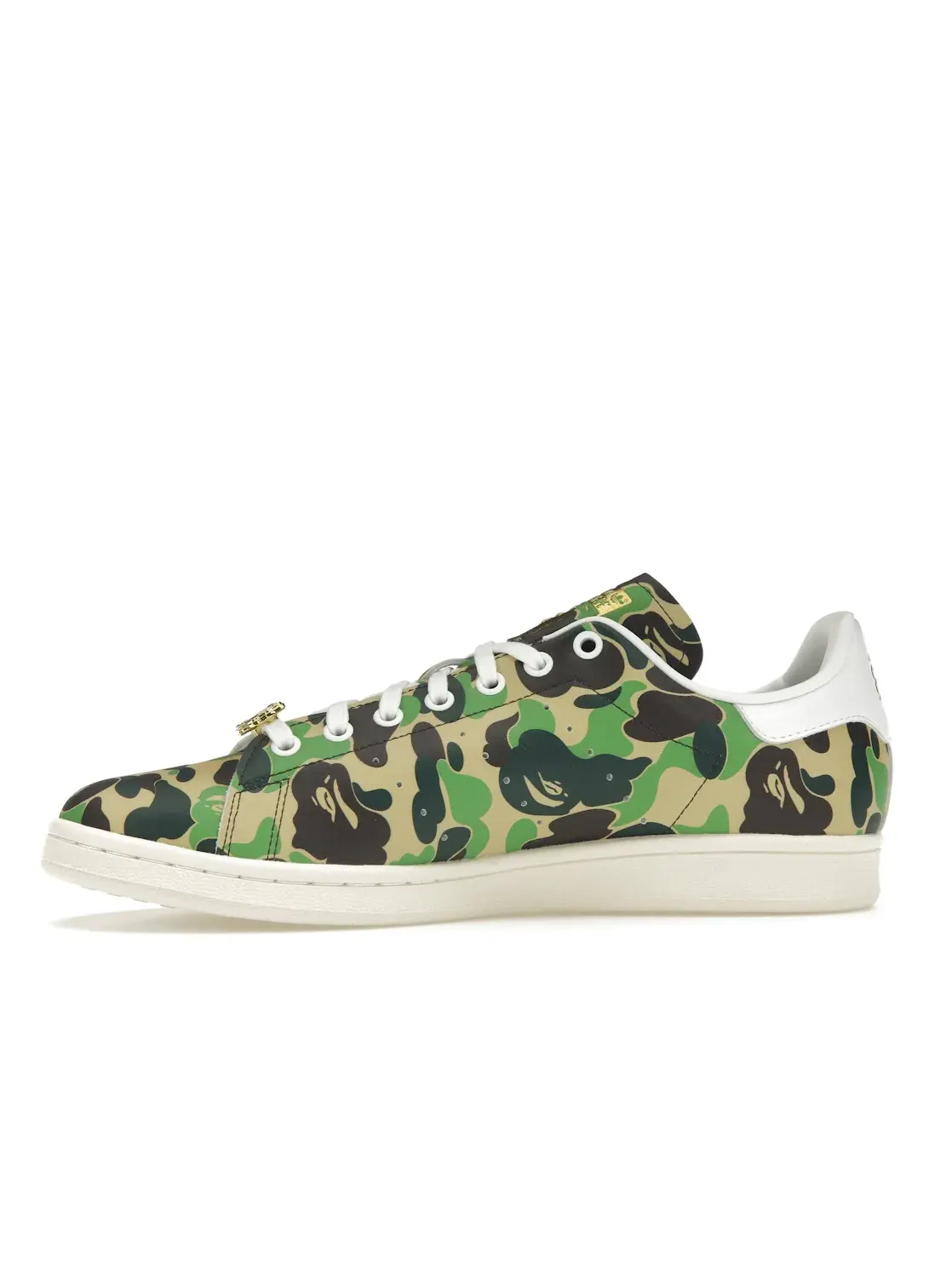 Мужские кроссовки с принтом камуфляж Stan Smith Adidas — изображение 3 из 4, белый/белый/белый