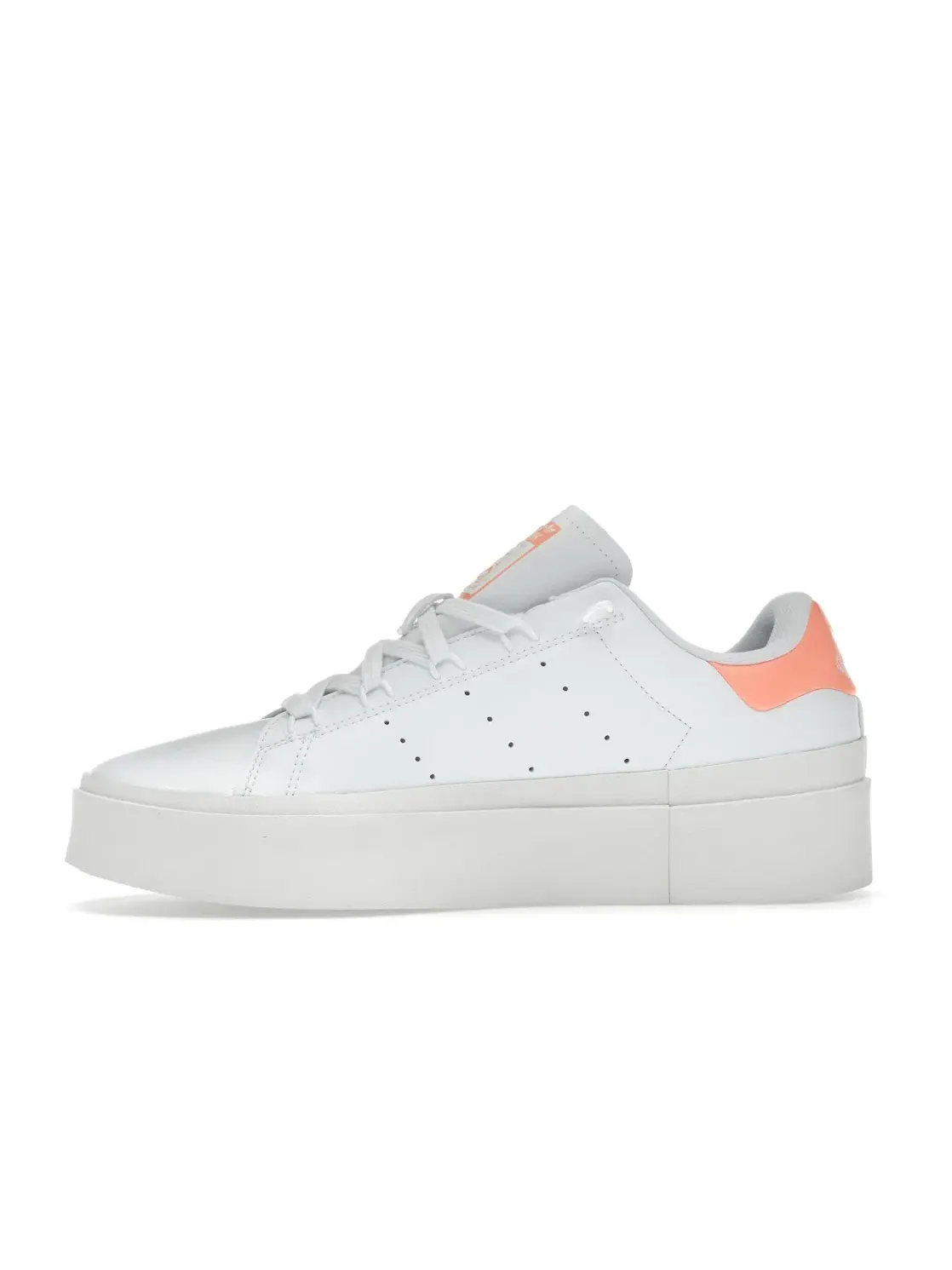 Женские кроссовки lifestyle Adidas Stan Smith Bonega — изображение 3 из 4, белый/белый/оранжевый