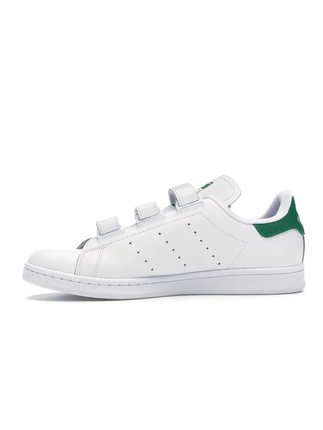 Мужские кроссовки с липучками Adidas Stan Smith Cf — изображение 3 из 4, белый/белый/зеленый