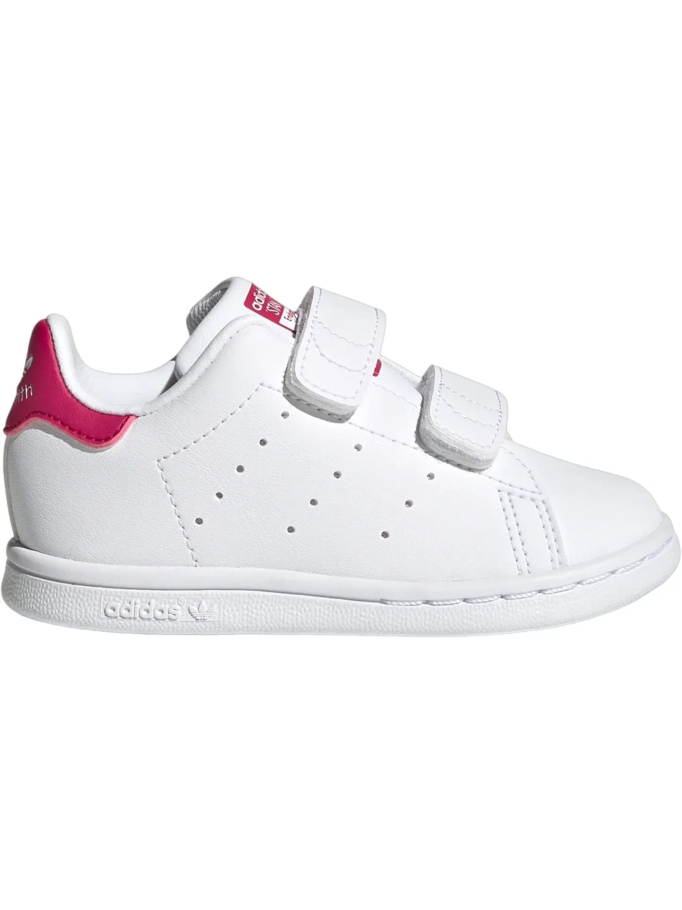 Детские кроссовки Lifestyle Adidas Stan Smith Adidas — изображение 1 из 1, белый белый розовый