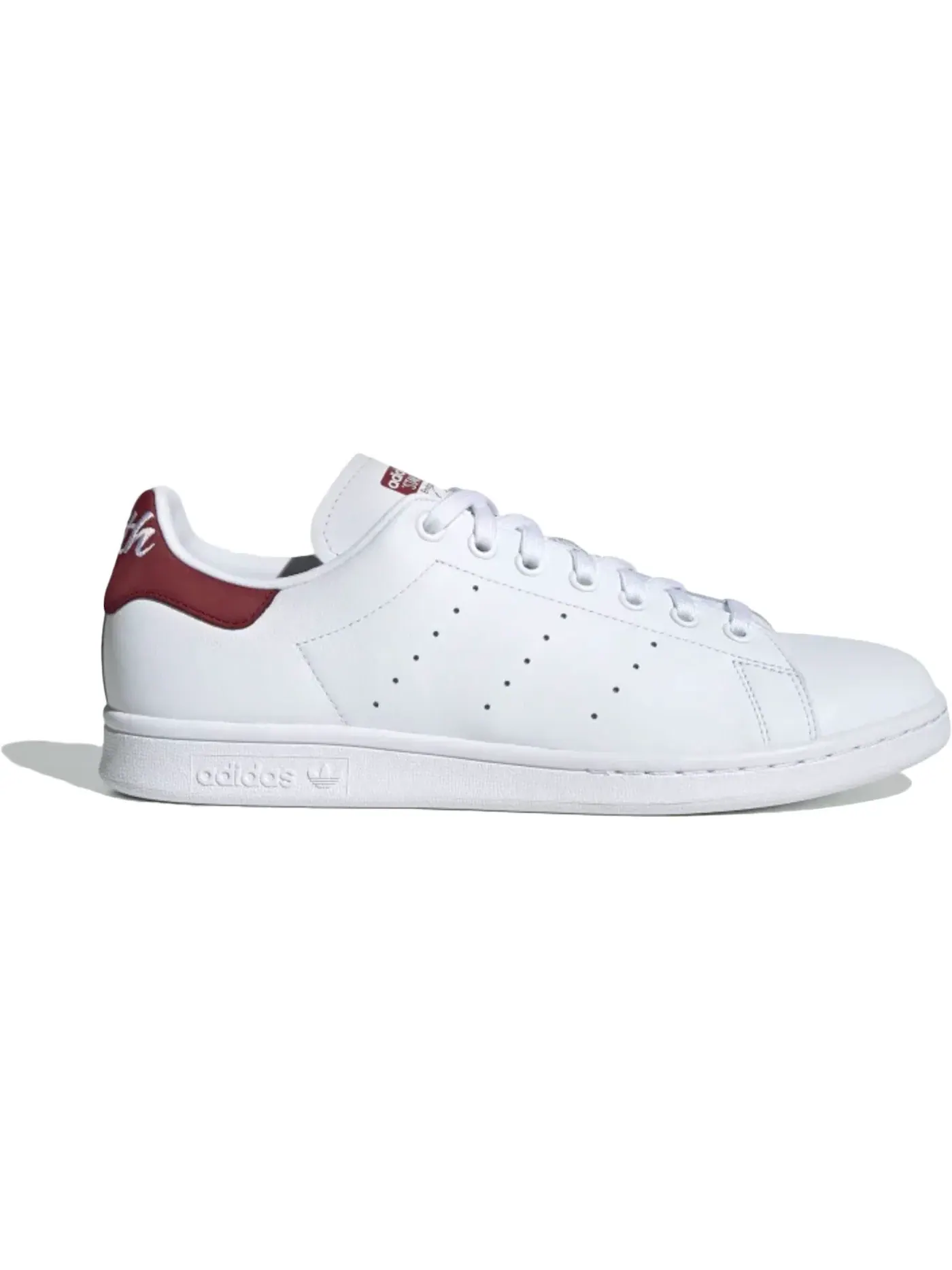 Мужские кроссовки lifestyle Adidas Stan Smith — изображение 1 из 1, белый/бордовый/белый