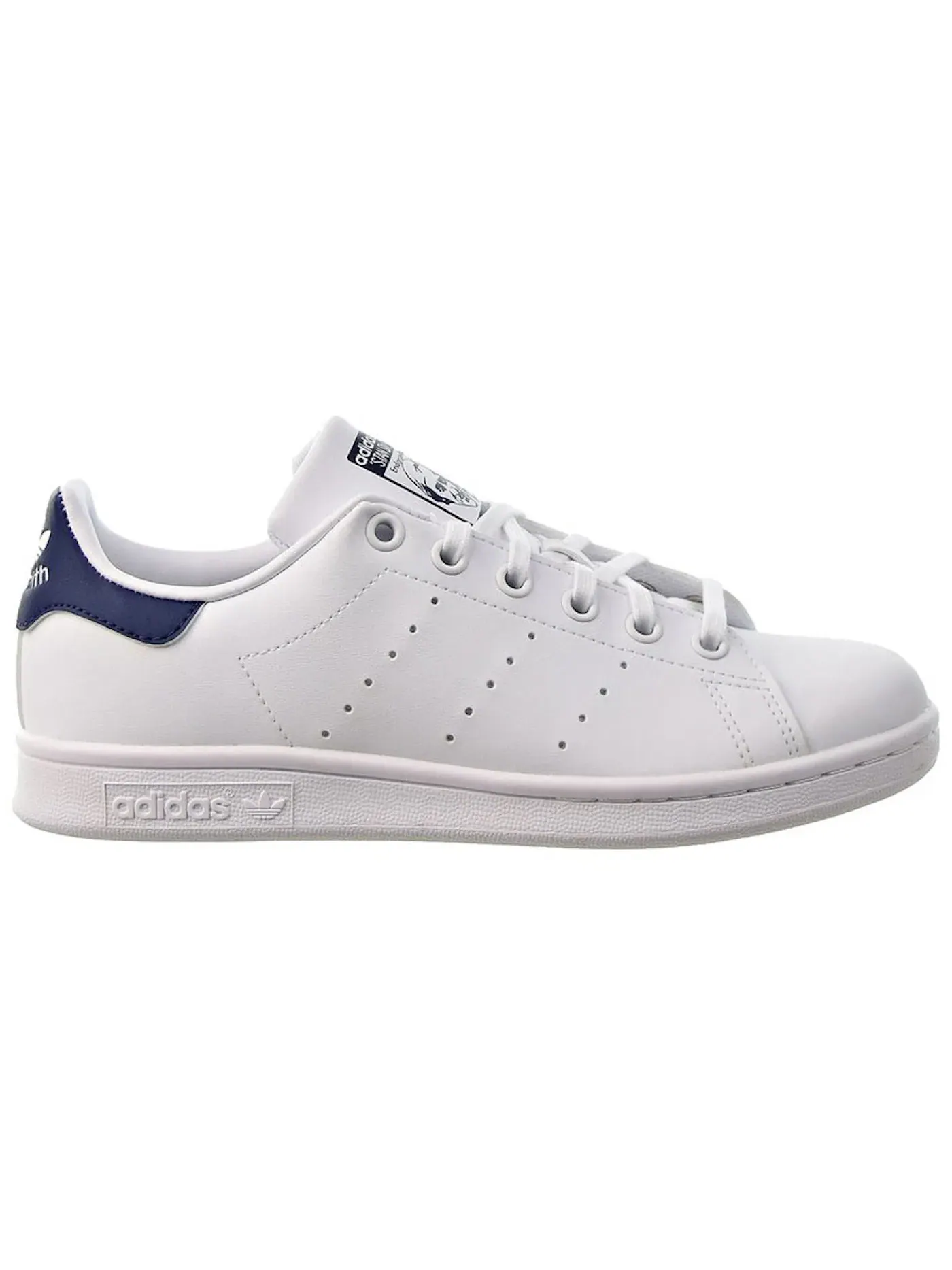 Детские кроссовки Lifestyle Adidas Stan Smith — изображение 1 из 1, белый/белый/темный синий