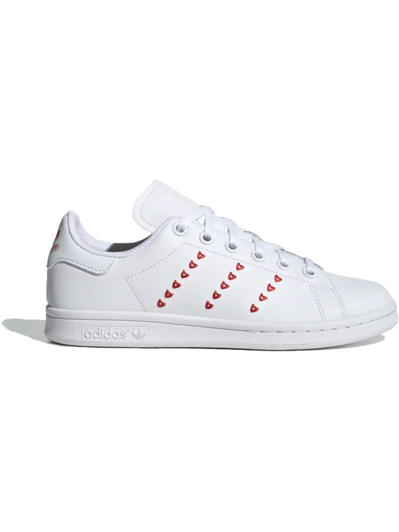 Детские кроссовки Lifestyle Stan Smith Adidas — изображение 1 из 1, белый/белый/красный