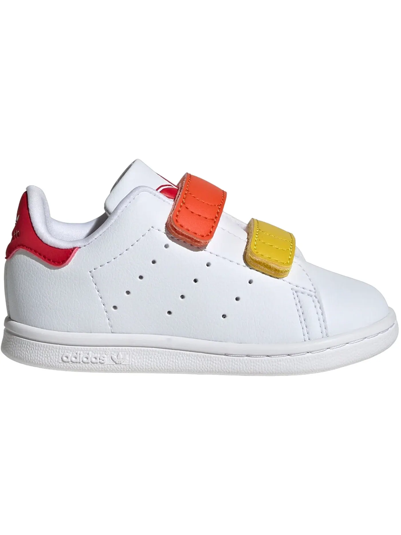 Детские кроссовки с липучкой Adidas Stan Smith — изображение 1 из 1, белый белый