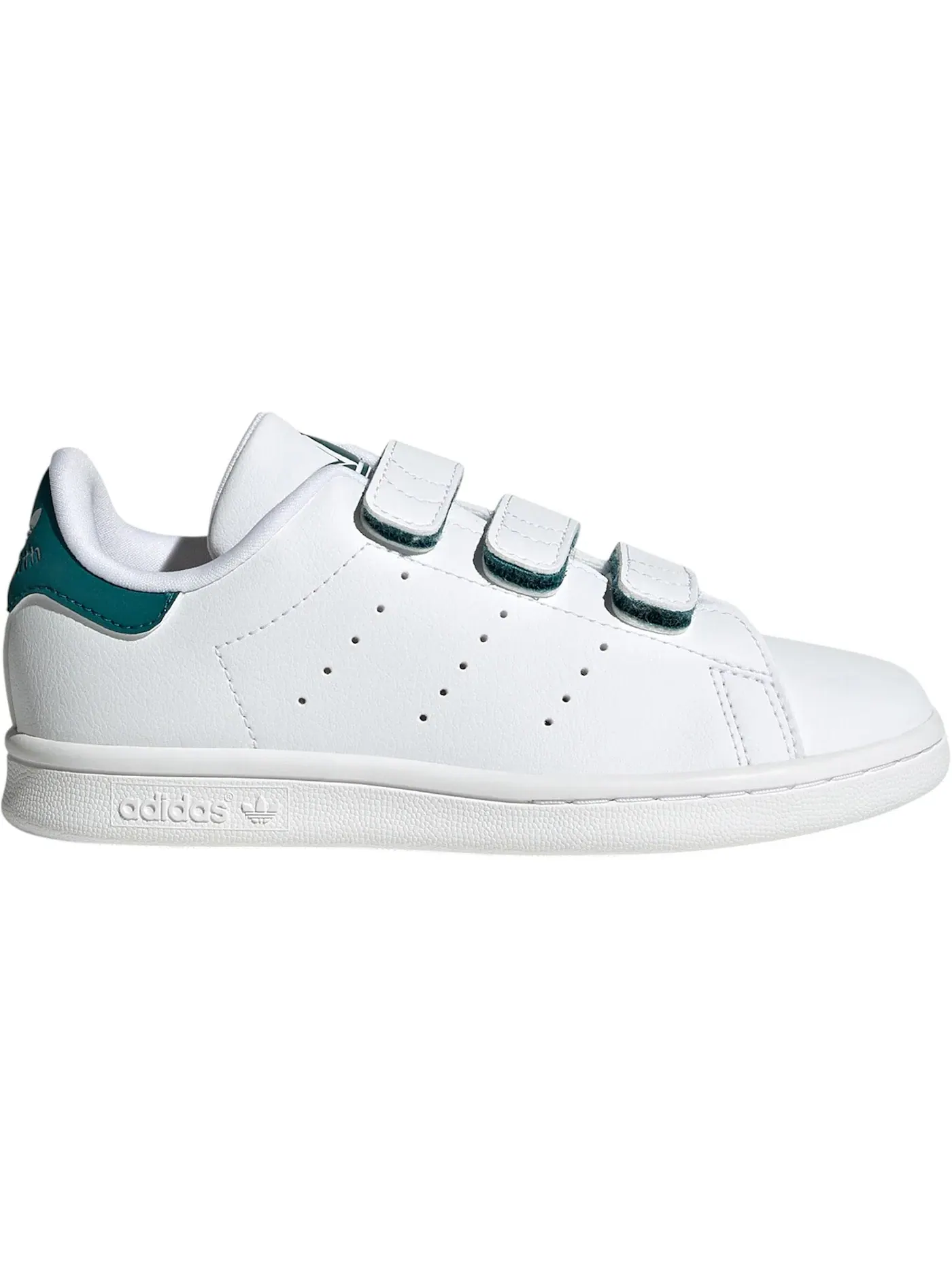 Детские кроссовки с застежкой Adidas Stan Smith — изображение 1 из 1, белый/белый