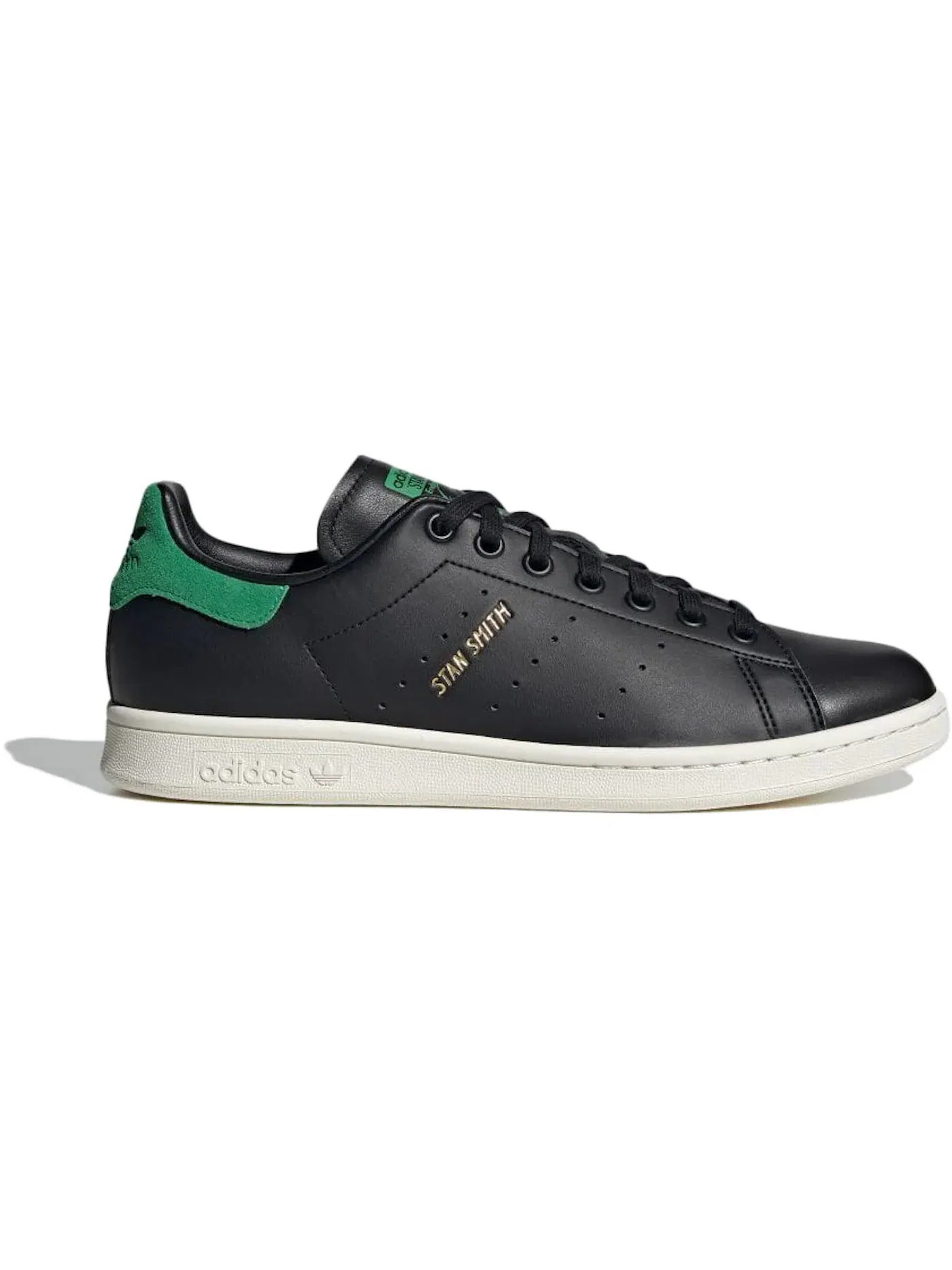 Мужские кроссовки для повседневной носки Adidas Stan Smith — изображение 1 из 1, черный/зеленый/белый