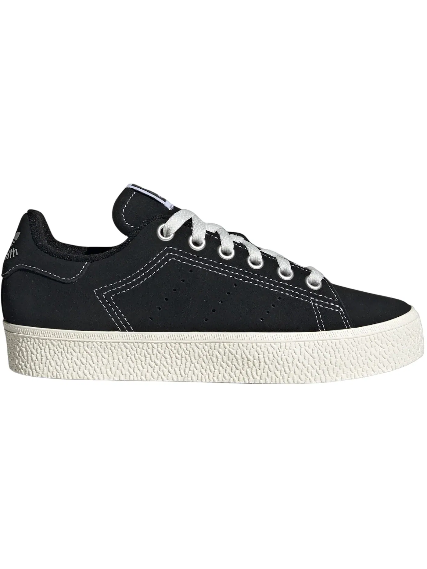 Детские кроссовки с перфорацией Adidas Stan Smith CS — изображение 1 из 1, черный белый