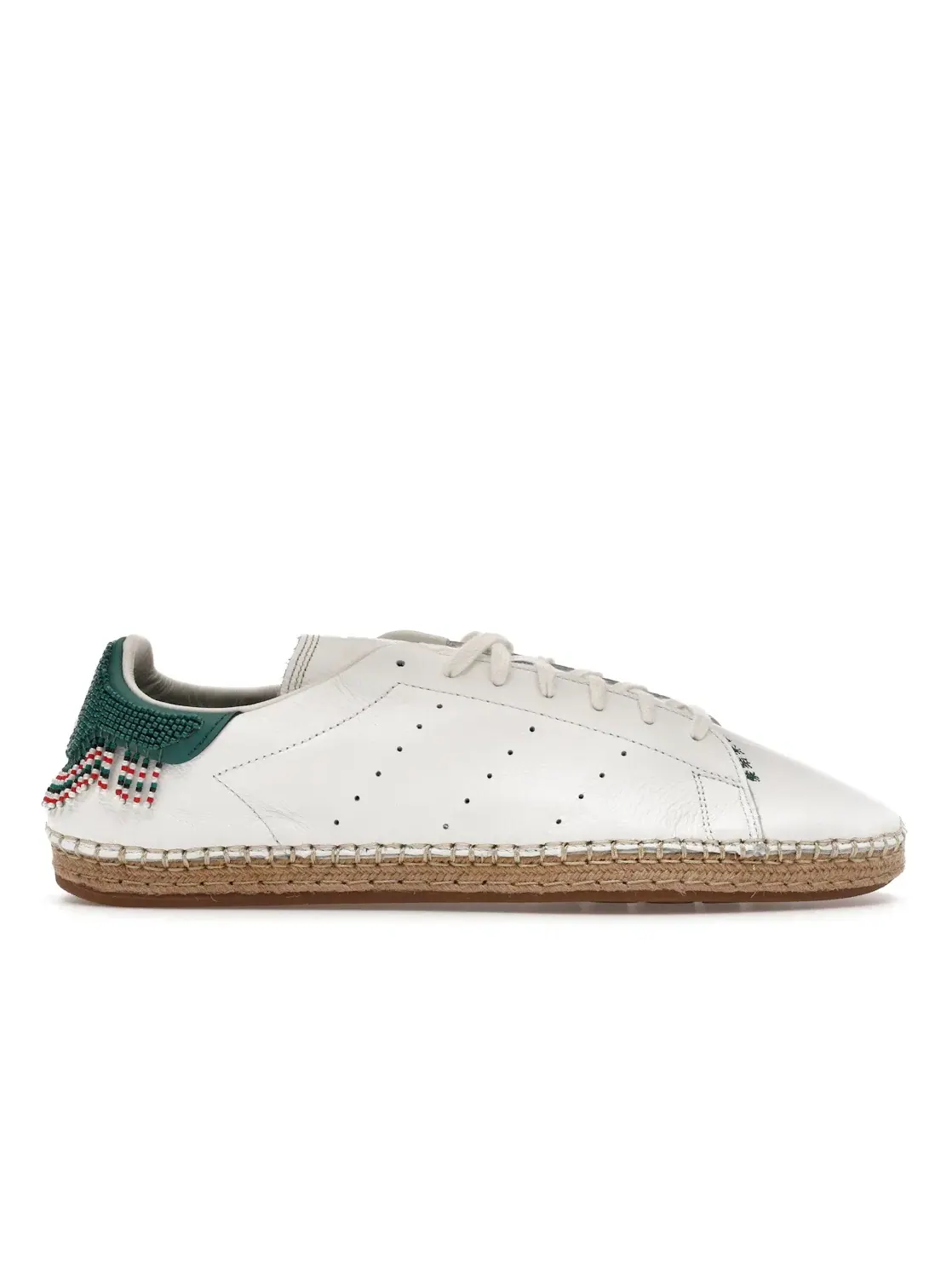 Мужские кроссовки с бисером Adidas Stan Smith Espadrille — изображение 1 из 4, белый/зеленый