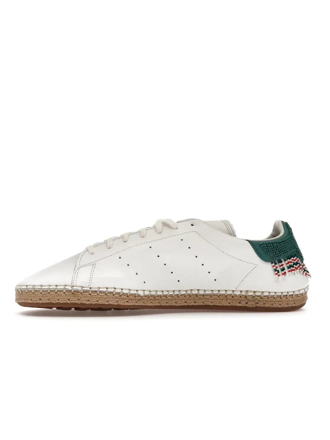 Мужские кроссовки с бисером Adidas Stan Smith Espadrille — изображение 3 из 4, белый/зеленый