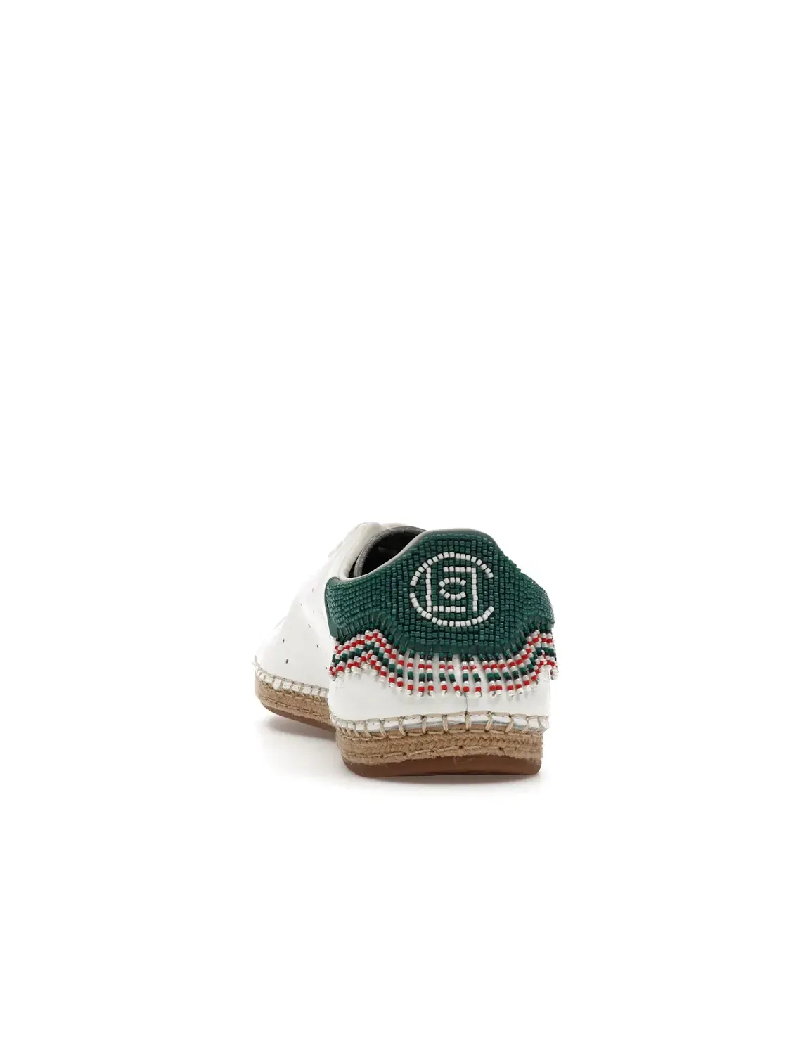 Мужские кроссовки с бисером Adidas Stan Smith Espadrille — изображение 4 из 4, белый/зеленый