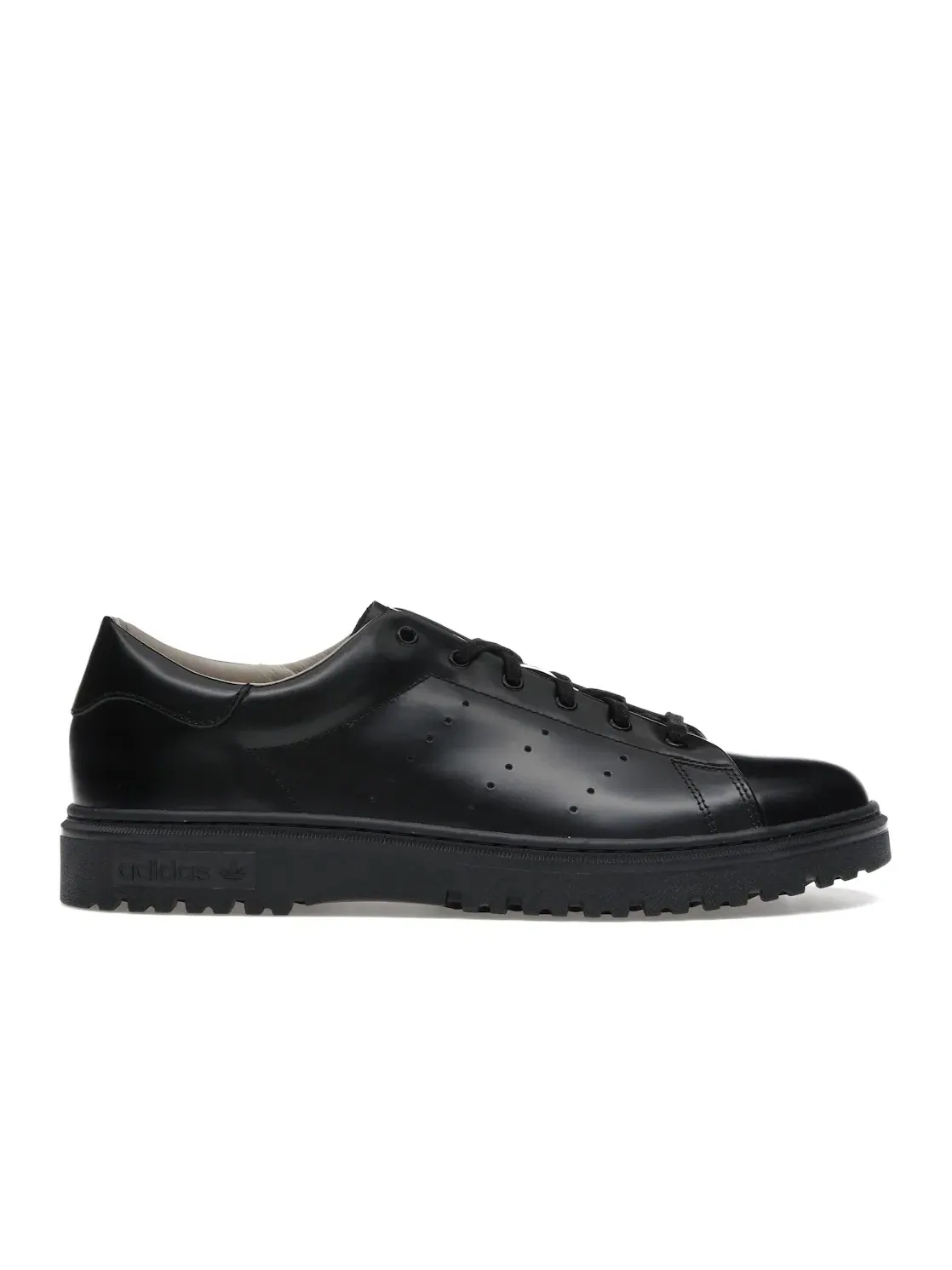 Мужские кроссовки Lifestyle с принтом Adidas Stan Smith — изображение 1 из 4, черный/черный/бежевый