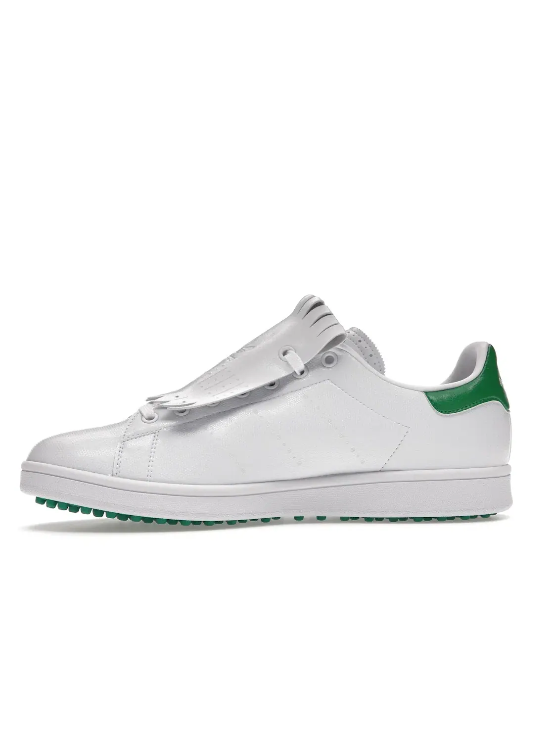 Мужские кроссовки без шипов с классическим дизайном Adidas Stan Smith Golf Spikeless — изображение 3 из 4, белый/зеленый