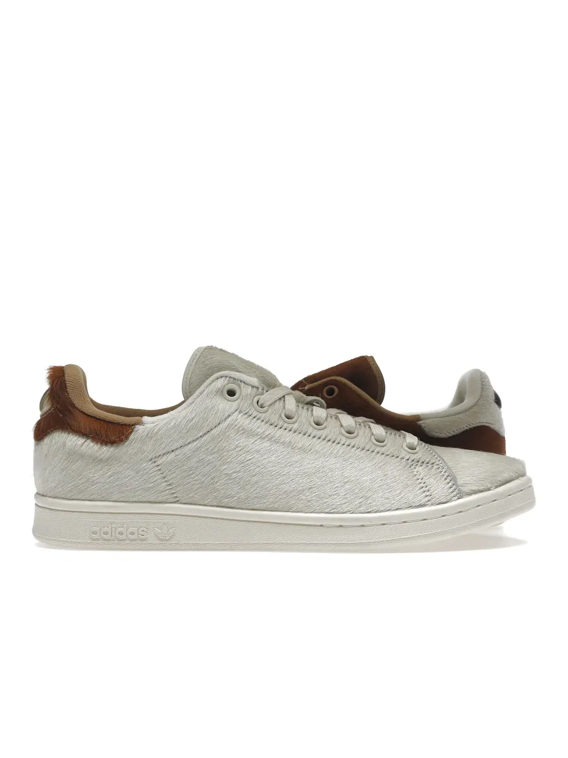 Мужские кроссовки с мехом Stan Smith Gore-Tex Adidas — изображение 1 из 4, кремовый коричневый