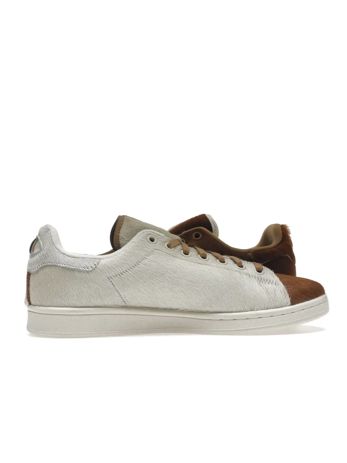 Мужские кроссовки с мехом Stan Smith Gore-Tex Adidas — изображение 3 из 4, кремовый коричневый