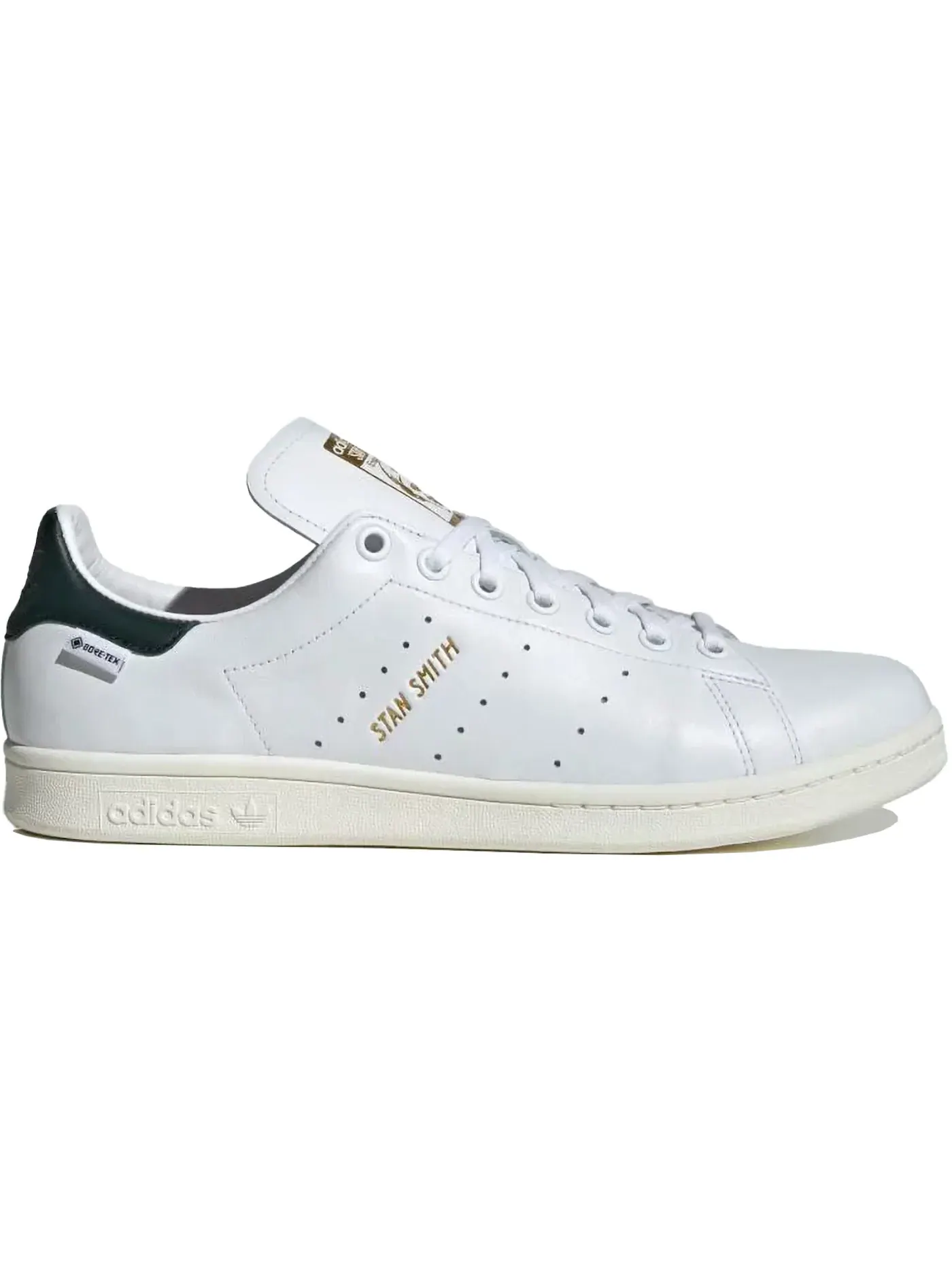 Мужские кроссовки Lifestyle с мембраной Gore-Tex Adidas Stan Smith Gore-Tex — изображение 1 из 1, белый/белый/зеленый