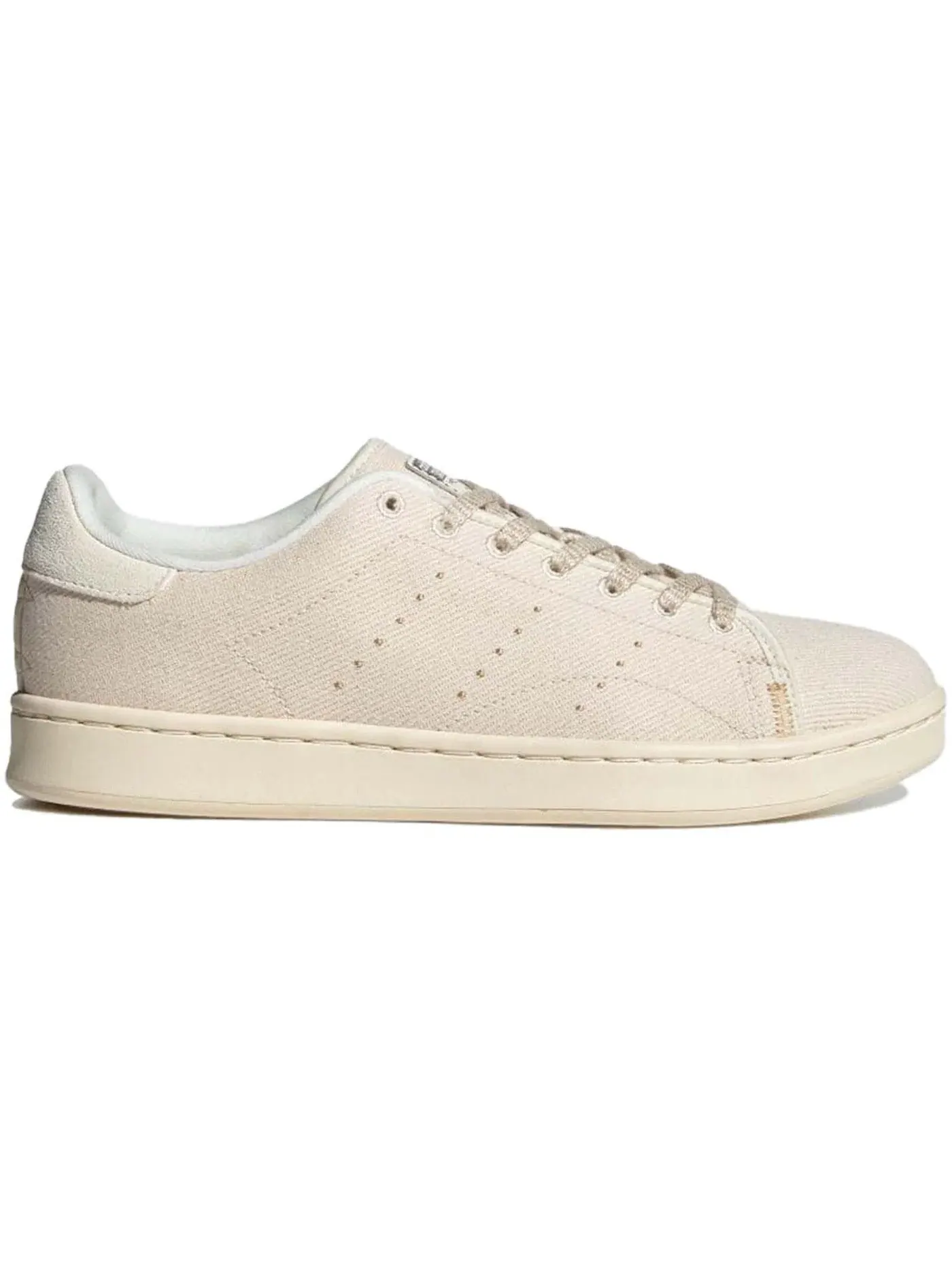 Мужские кроссовки с перфорацией Adidas Stan Smith — изображение 1 из 1, кремовый белый