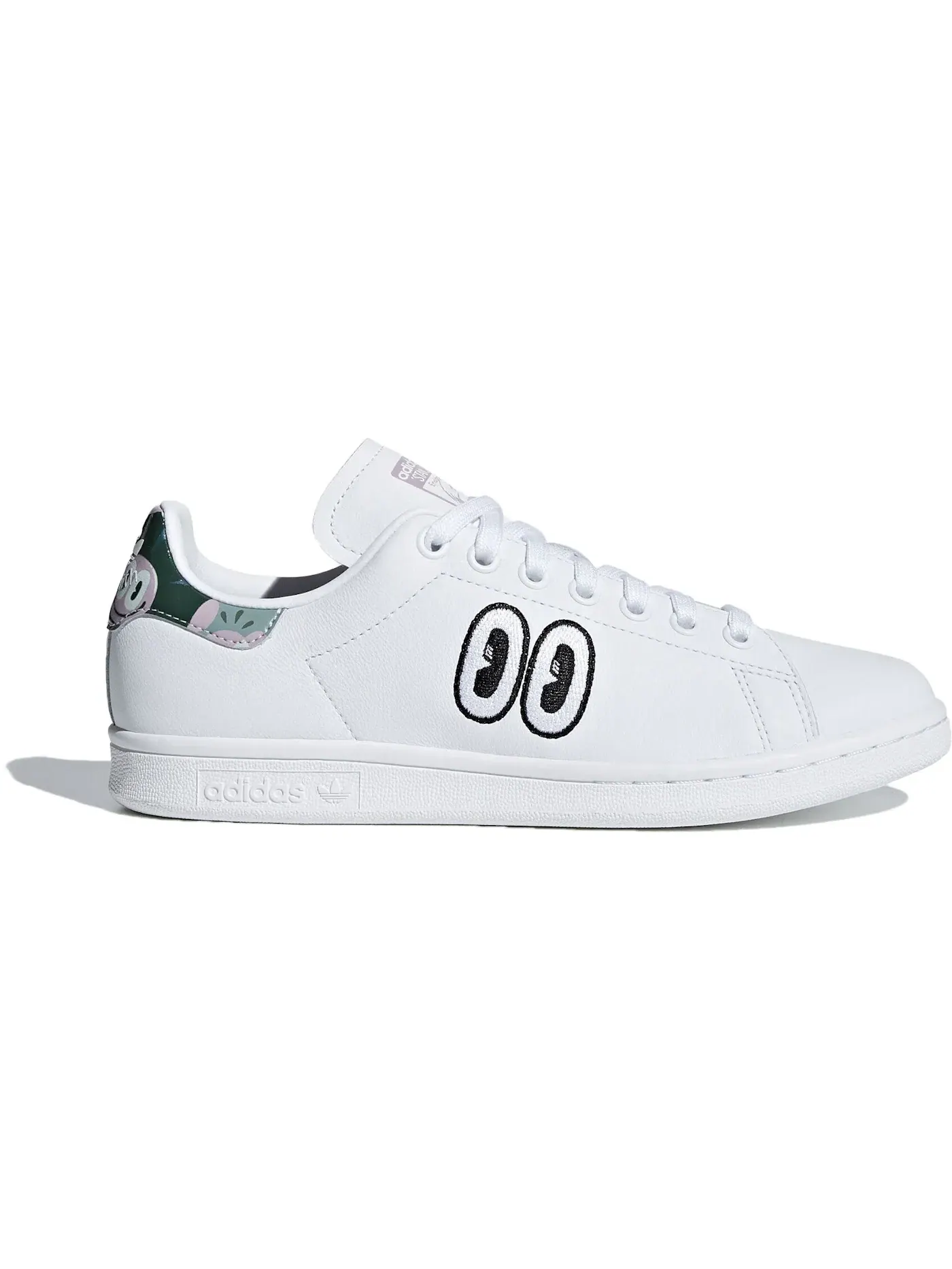 Женские кроссовки Lifestyle с принтом Adidas Stan Smith — изображение 1 из 1, белый//черный